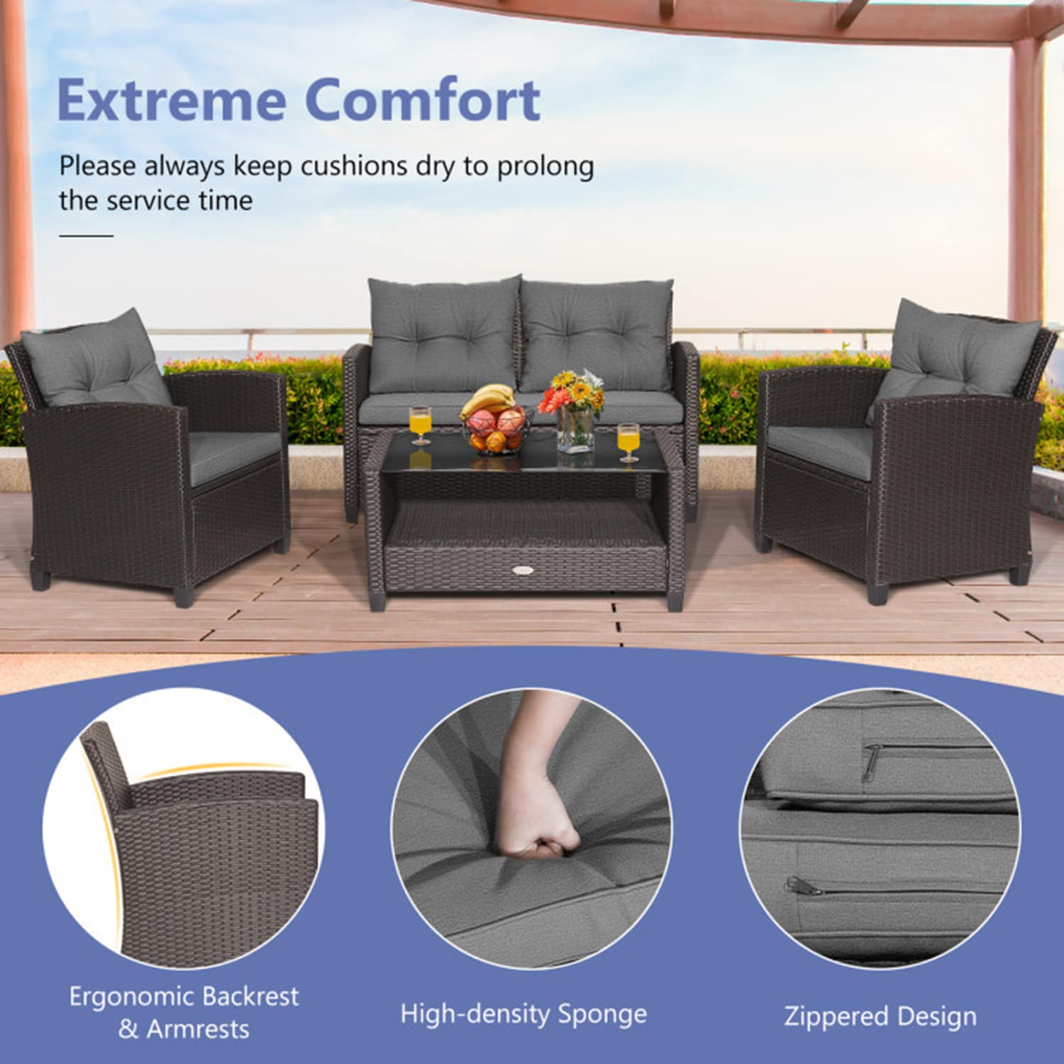 Mondawe ZY-505-435 Patio-Conversation-Sets - View #2