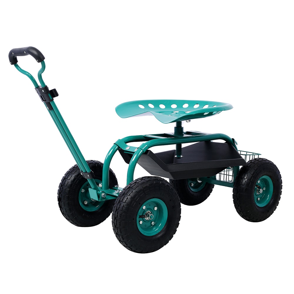 Sunrinx MG-67-TC 3-cu ft Steel Yard Cart