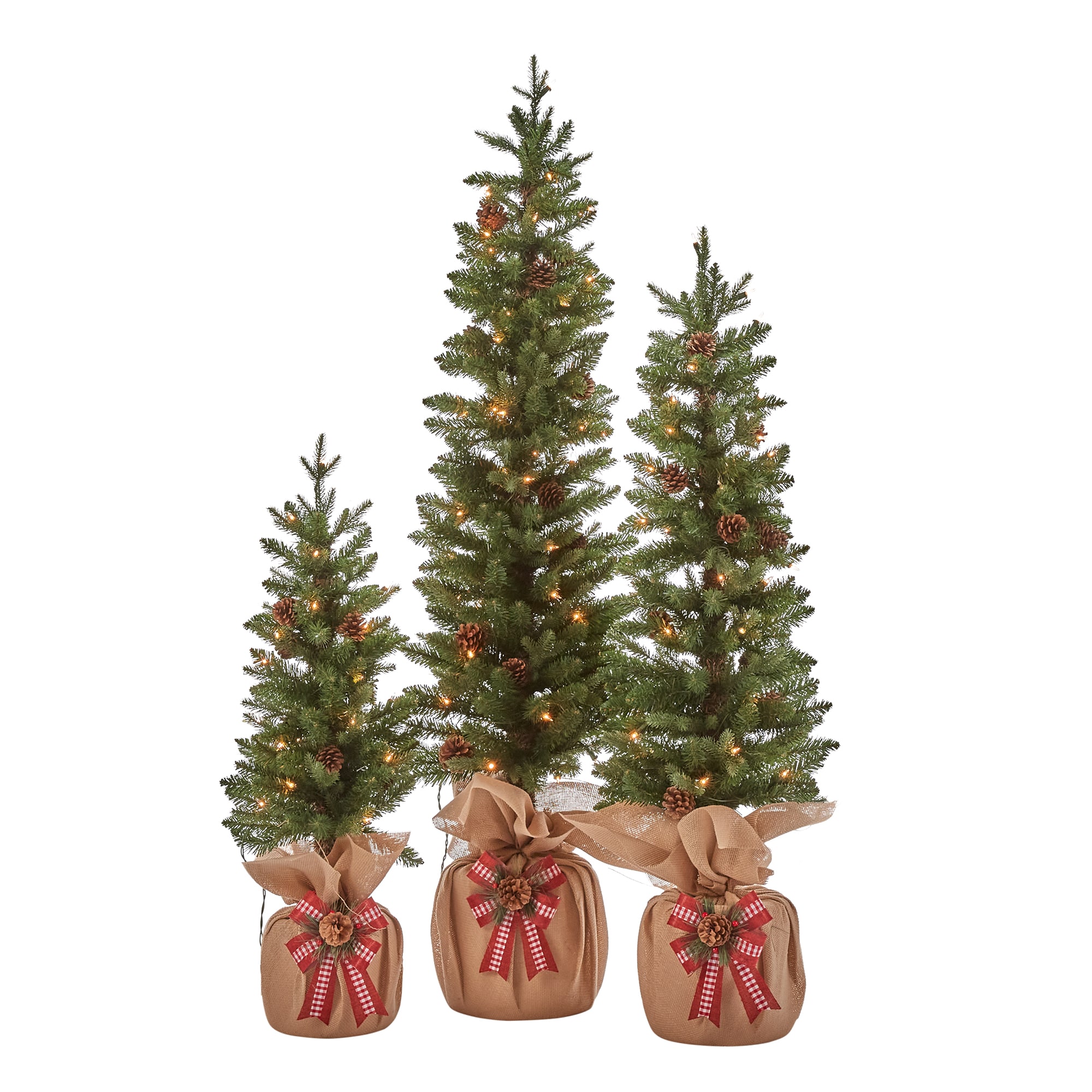 Holiday Living 5-ft Pine Slim Artificial Christmas Tree at Lowes.com