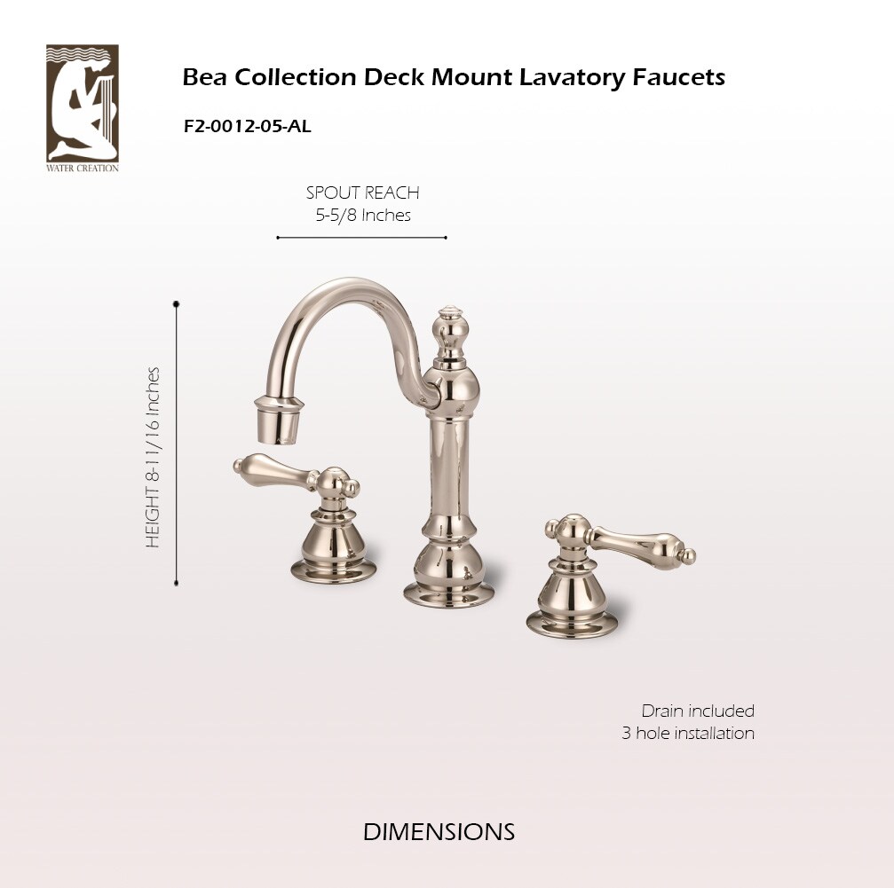 Water Creation F2-0012-05-AL Lavatory-Faucets - View #5