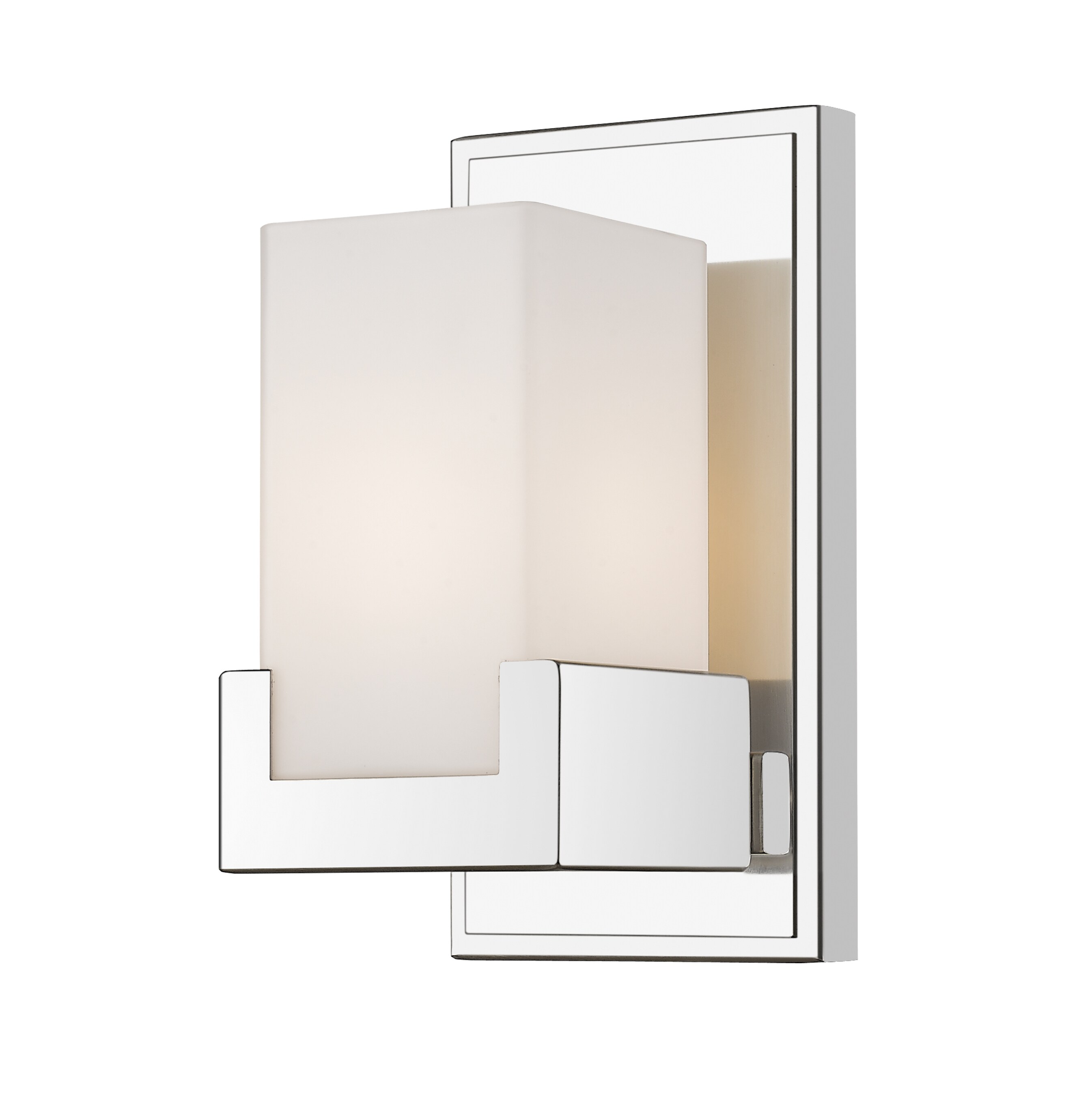Z-Lite 1920-1S-CH-LED Peak 4.75-in 1 -Light Polished Chrome Integrated LED Modern/contemporary Vanity light