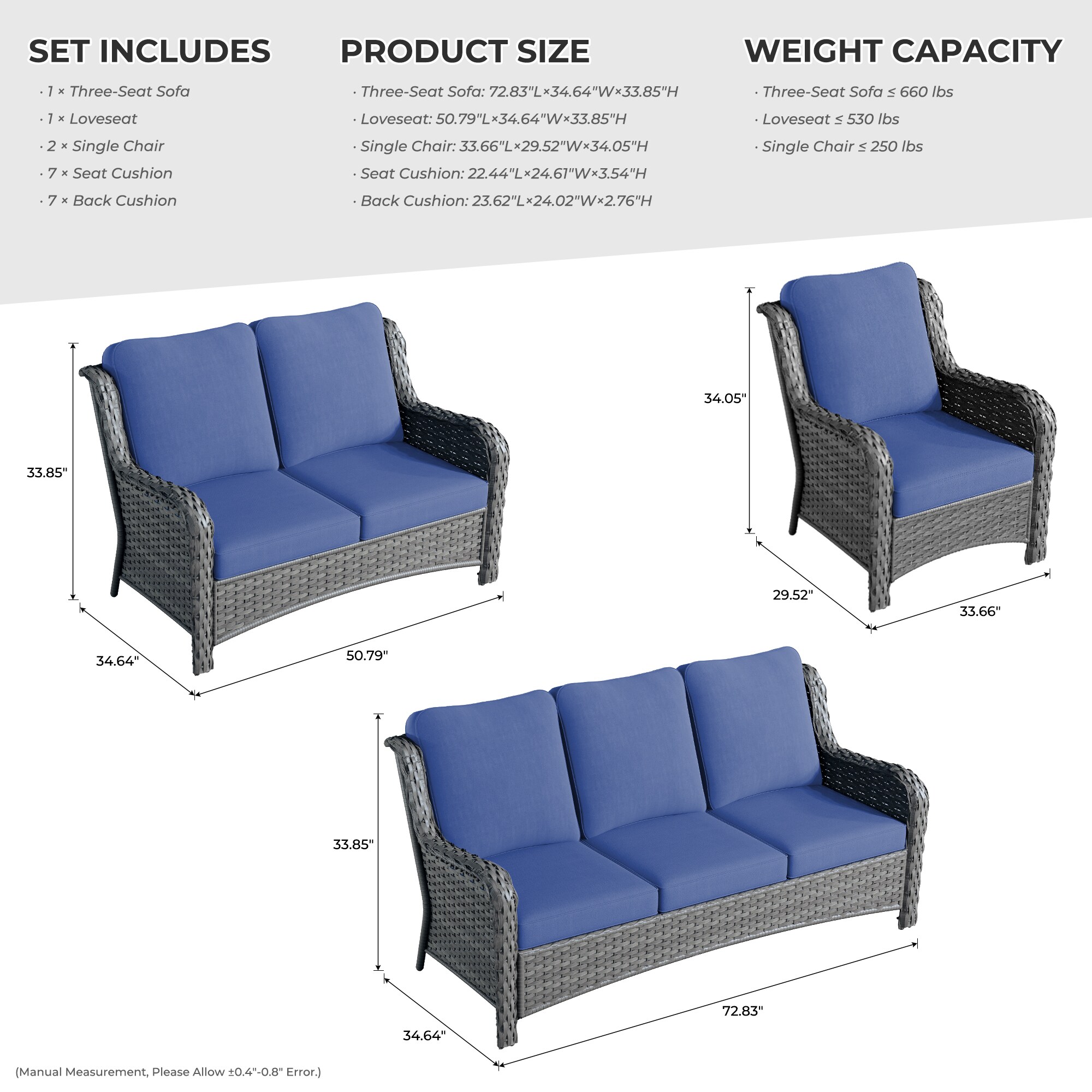 Ovios GNTC3-602 Patio-Conversation-Sets - View #7
