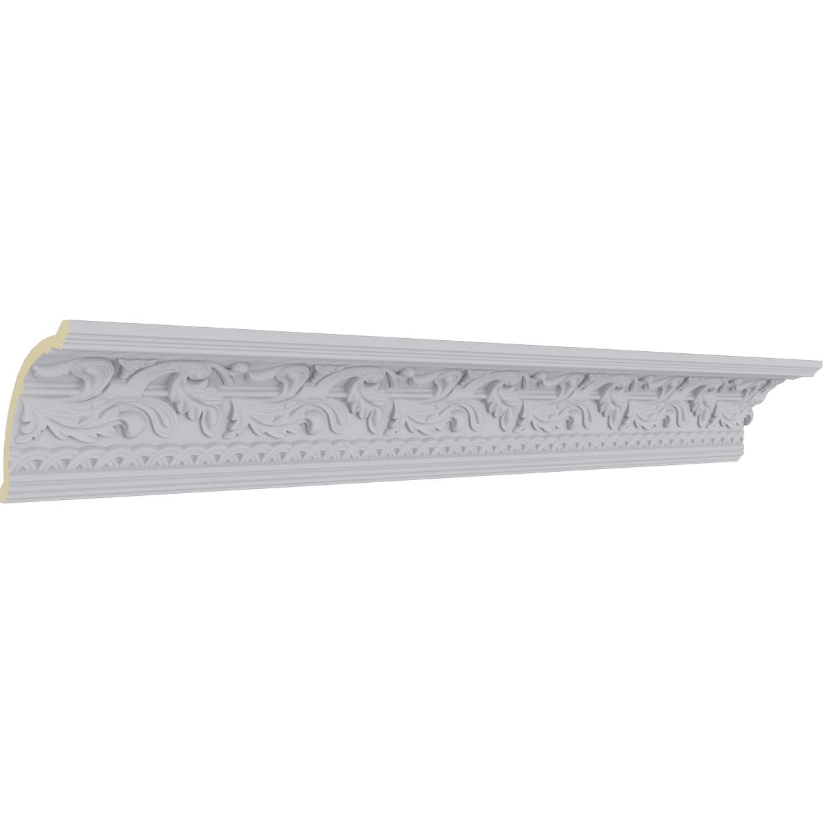 Kinsley 94.5" White Polyurethane Crown Moulding