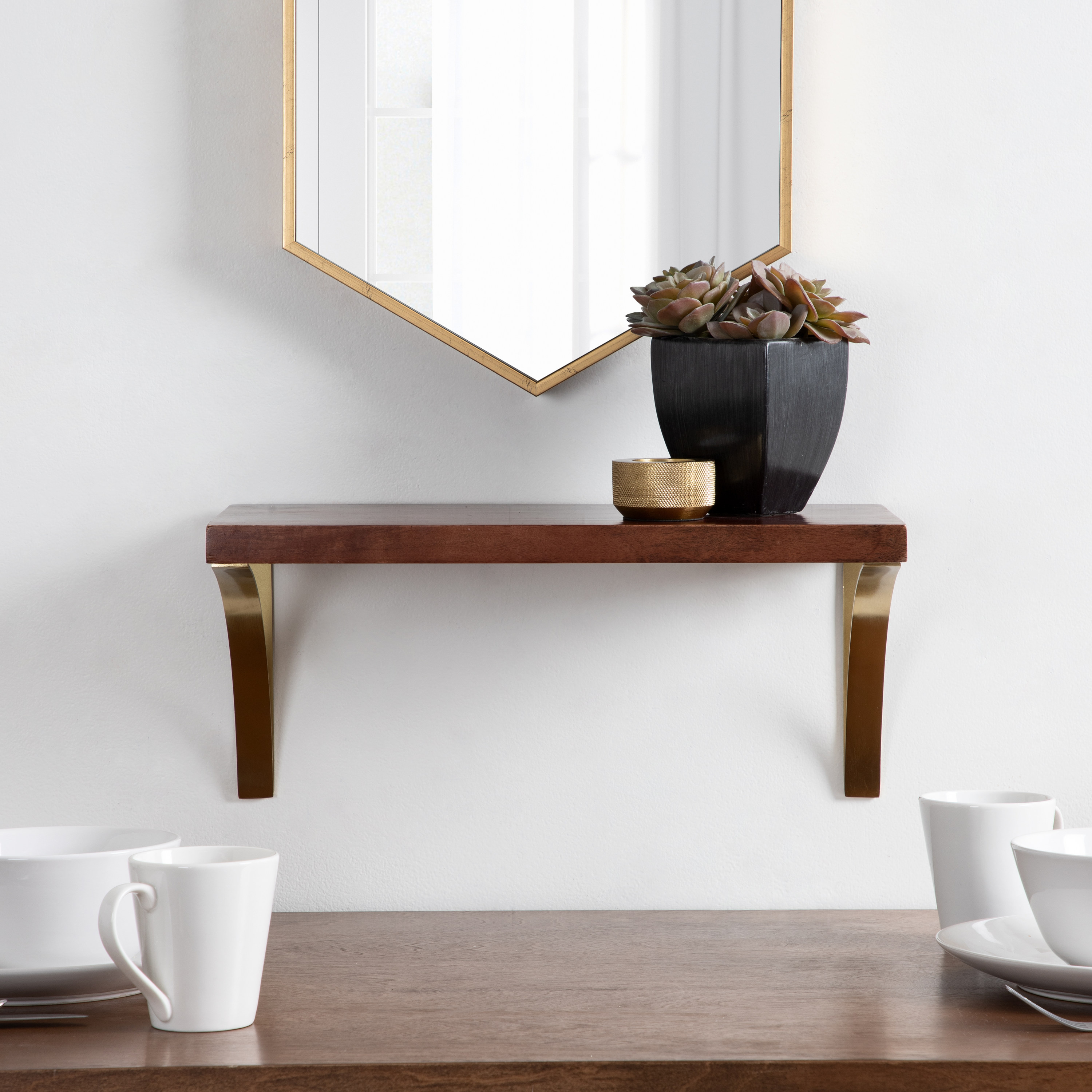 Kate and Laurel 219870 Wall-Mounted-Shelving - View #7