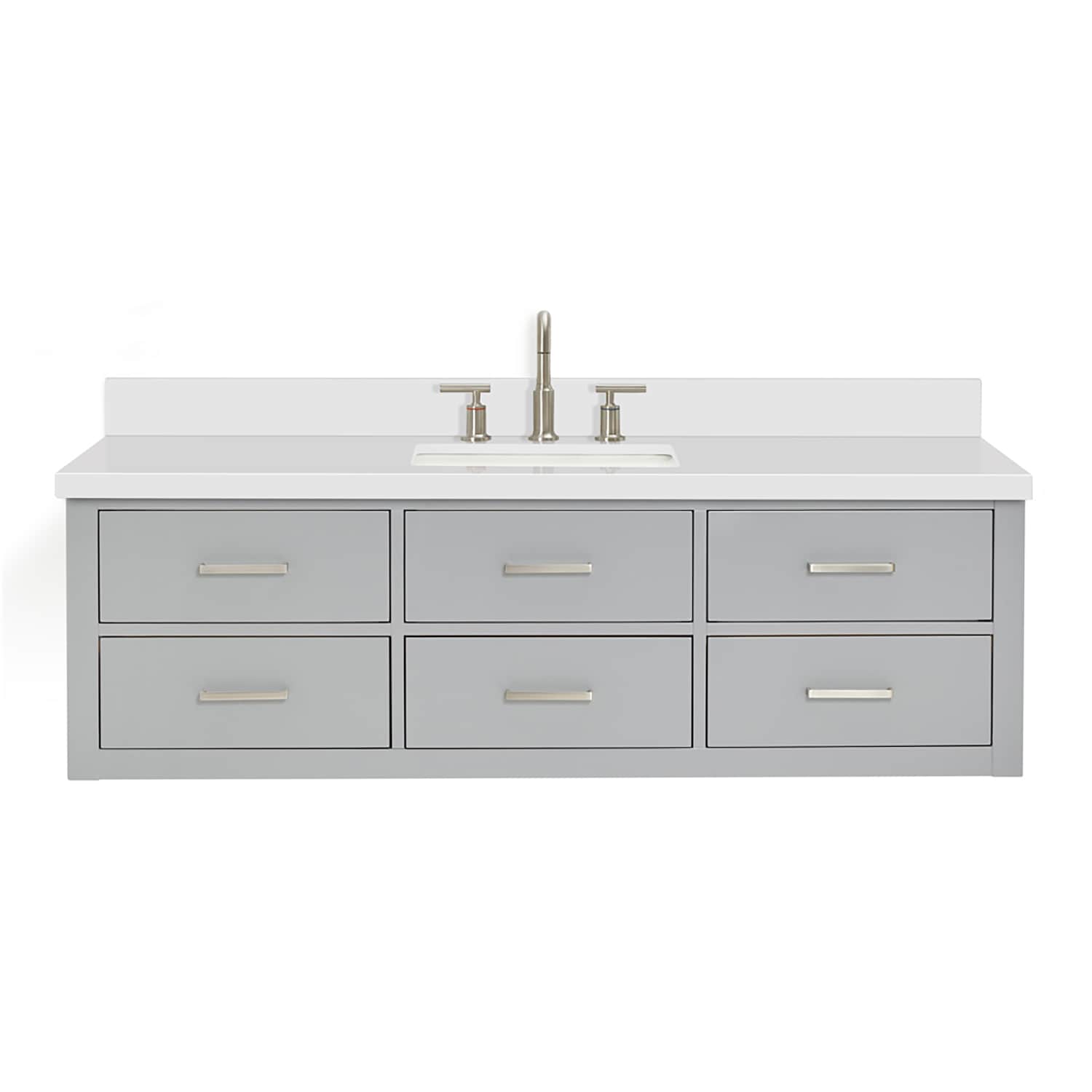 ARIEL W061SWQRVOGRY Bath-Vanity-Combo - View #2