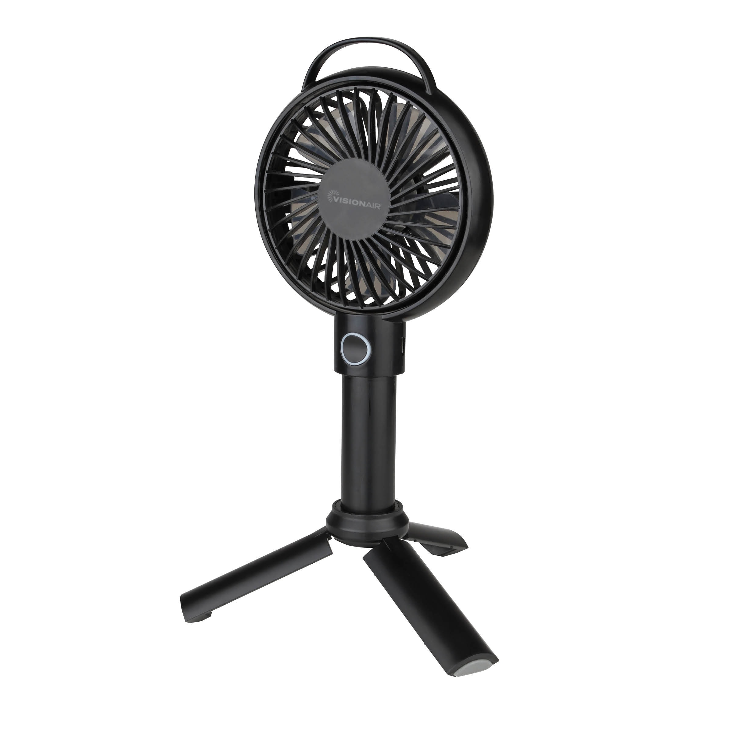 VisionAir 1VAFHAND 4-Inches 115 -Volt 3 -Speed Indoor/Outdoor Black Personal Fan