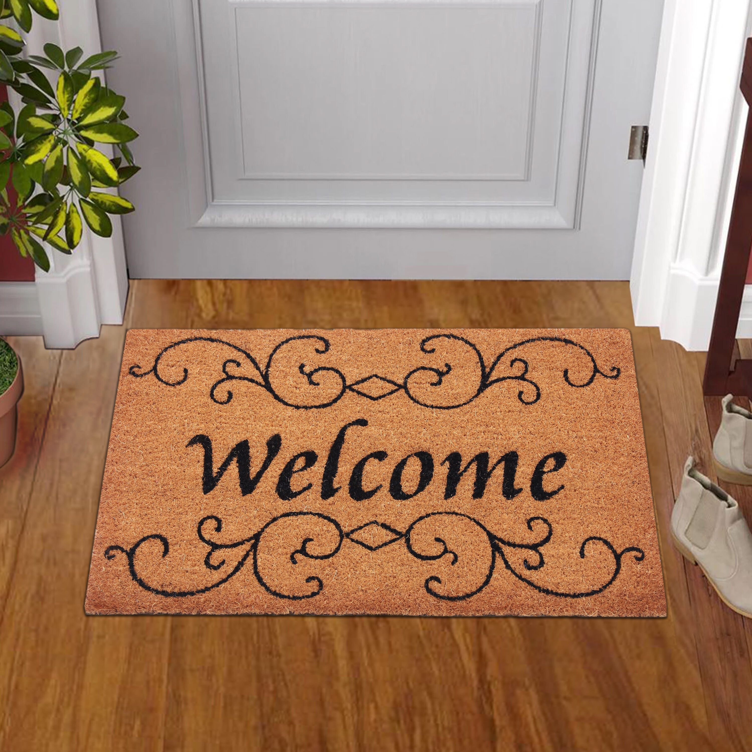 39 x 55 Inch Indoor Door Mat for Home Entrance, Floor Mats for