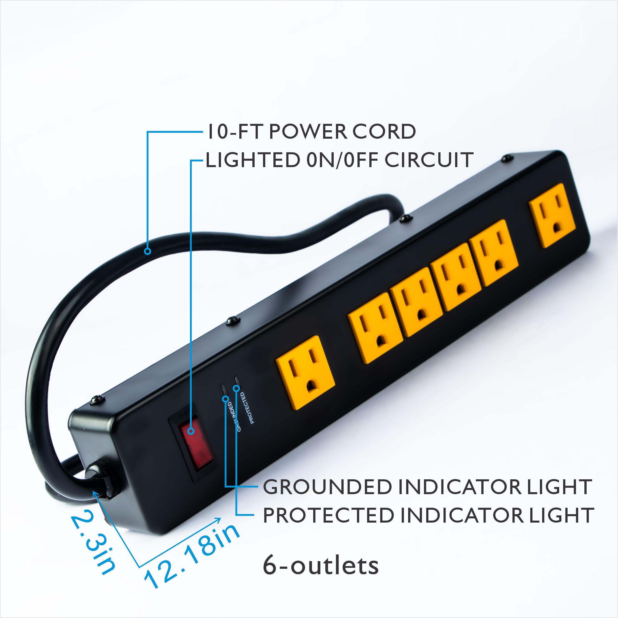 Utilitech LTS-6WS-1 Electrical-Power-Strips - View #6
