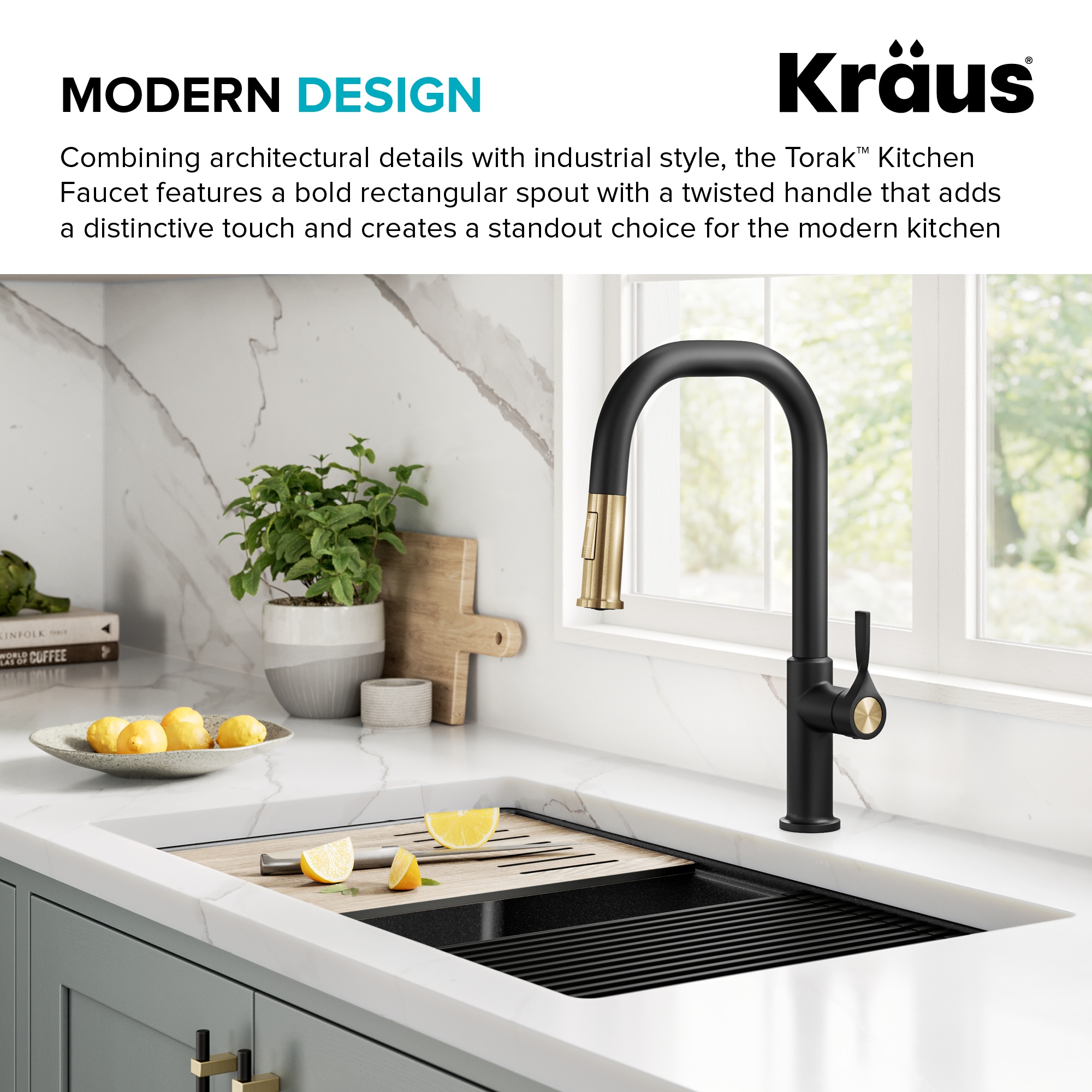 Kraus KPF-2841SFBBMB Kitchen-Faucets - View #5