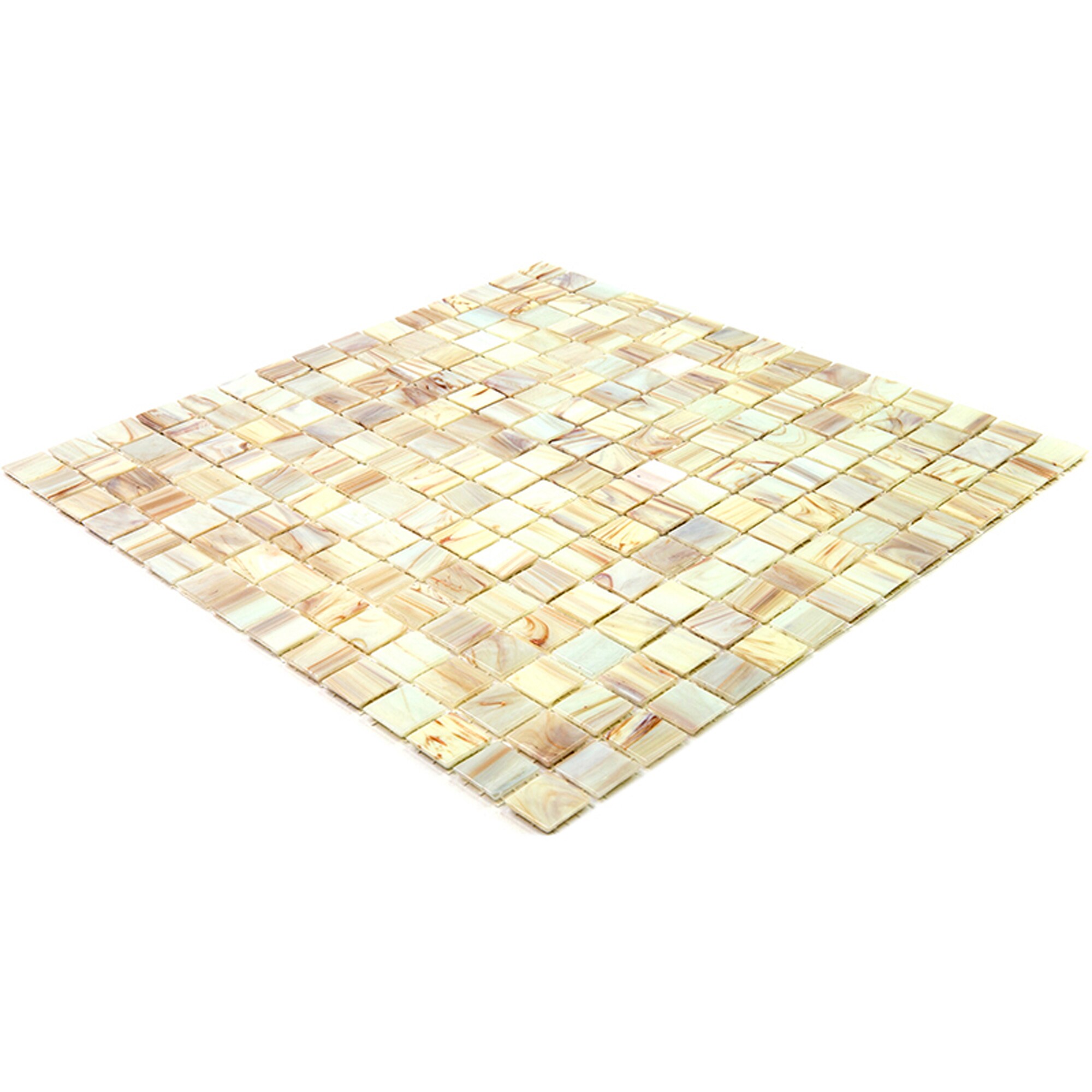 Apollo Tile Celestial Denim Blue 12-in x 12-in Glossy Glass Uniform Squares Floor and Wall Tile (20-sq. ft/ Carton)