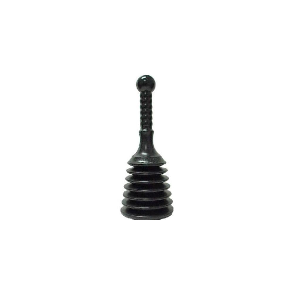 PF WaterWorks PF0451 5-in Black Plastic Plunger 12-in Handle