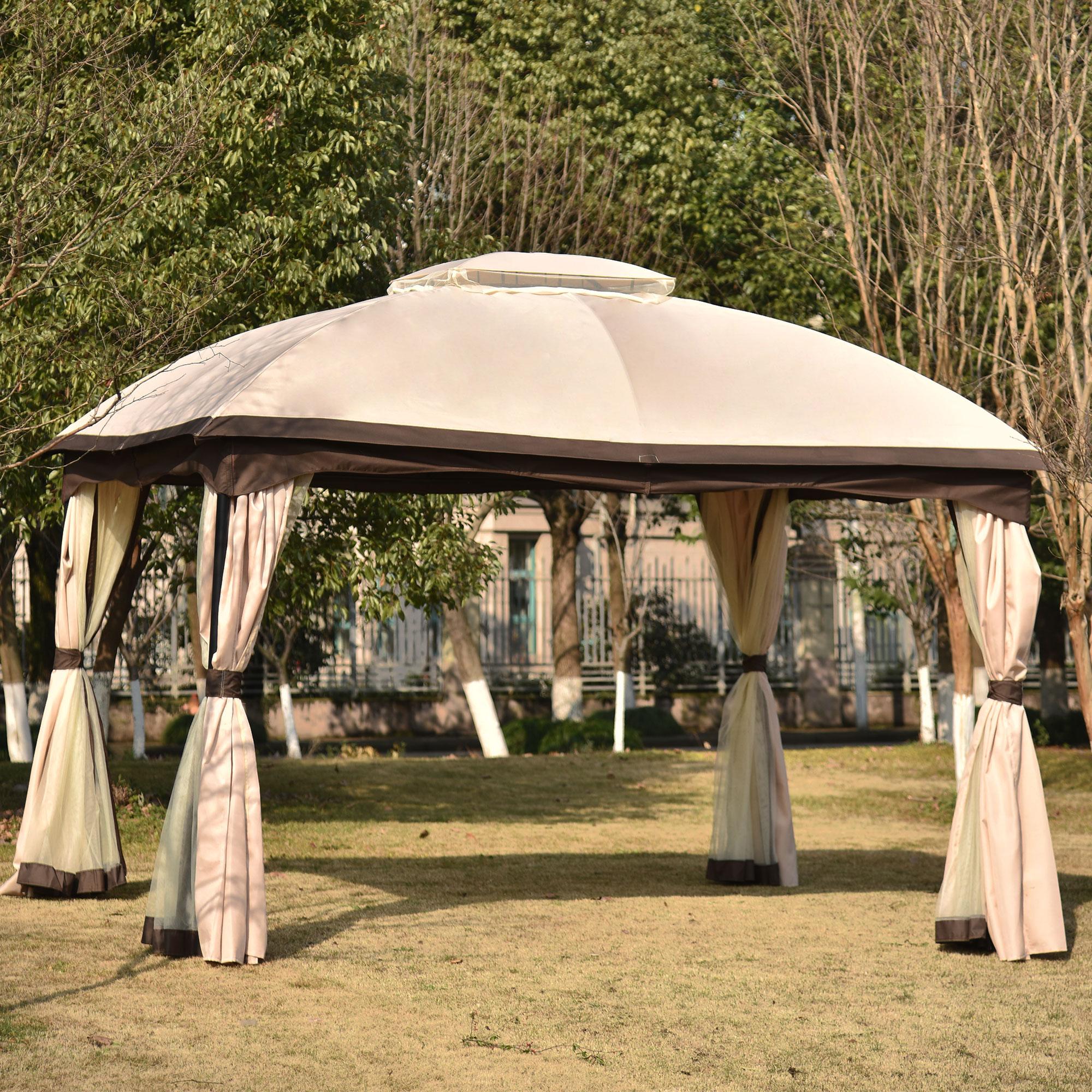 Bayfeve BFUS-MX270AD Wood-Resin-Gazebos - View #11