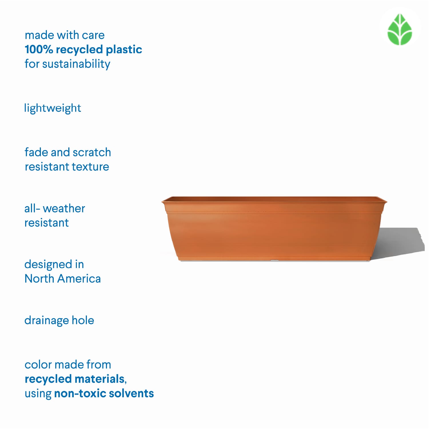 Style Selections WB2132G-CLAY Planter-Window-Box - View #6