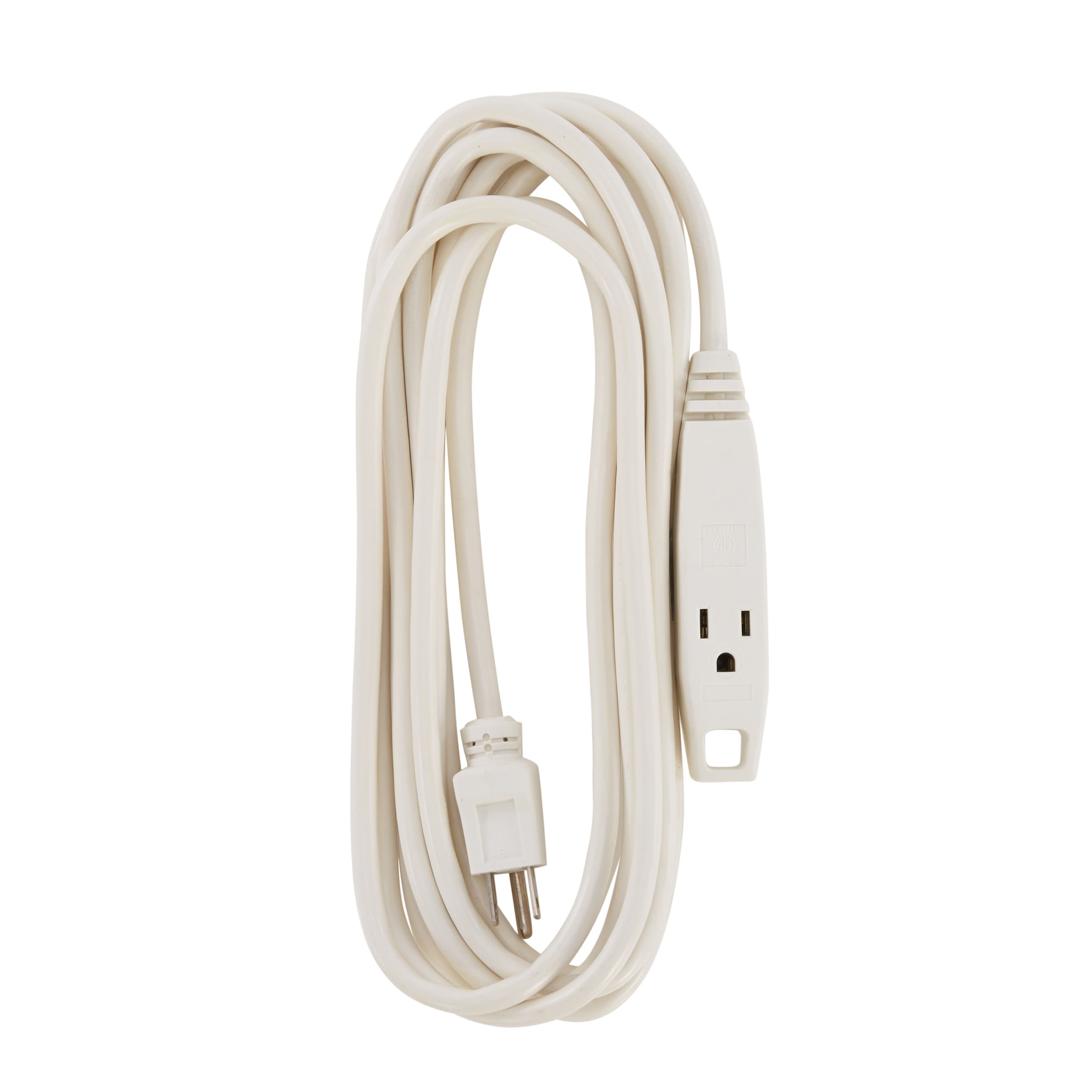 Utilitech Indoor 15-ft 16/3-Prong Indoor Sjt Light Duty General Extension  Cord in the Extension Cords department at