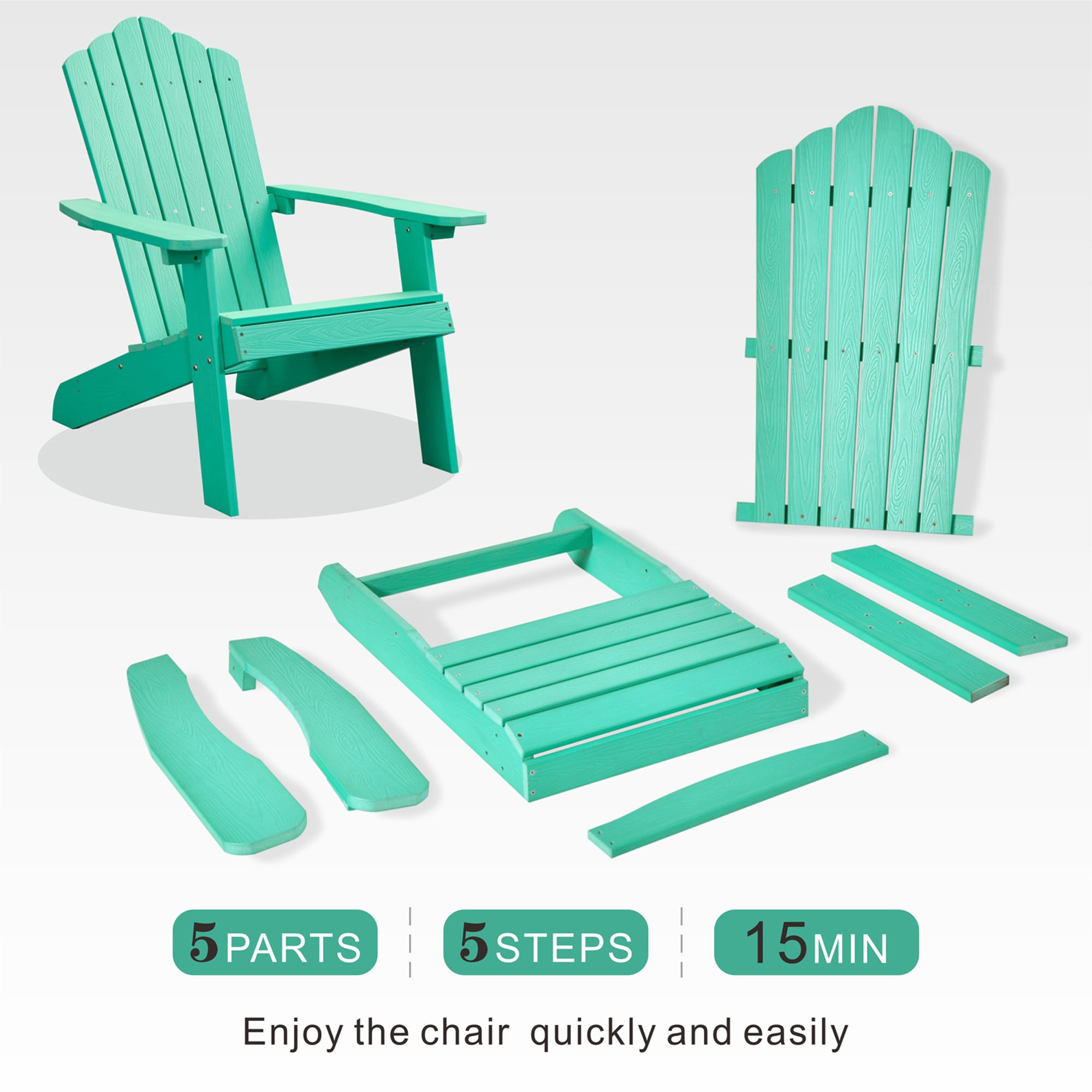 Pouuin SFC500A Patio-Chairs - View #3