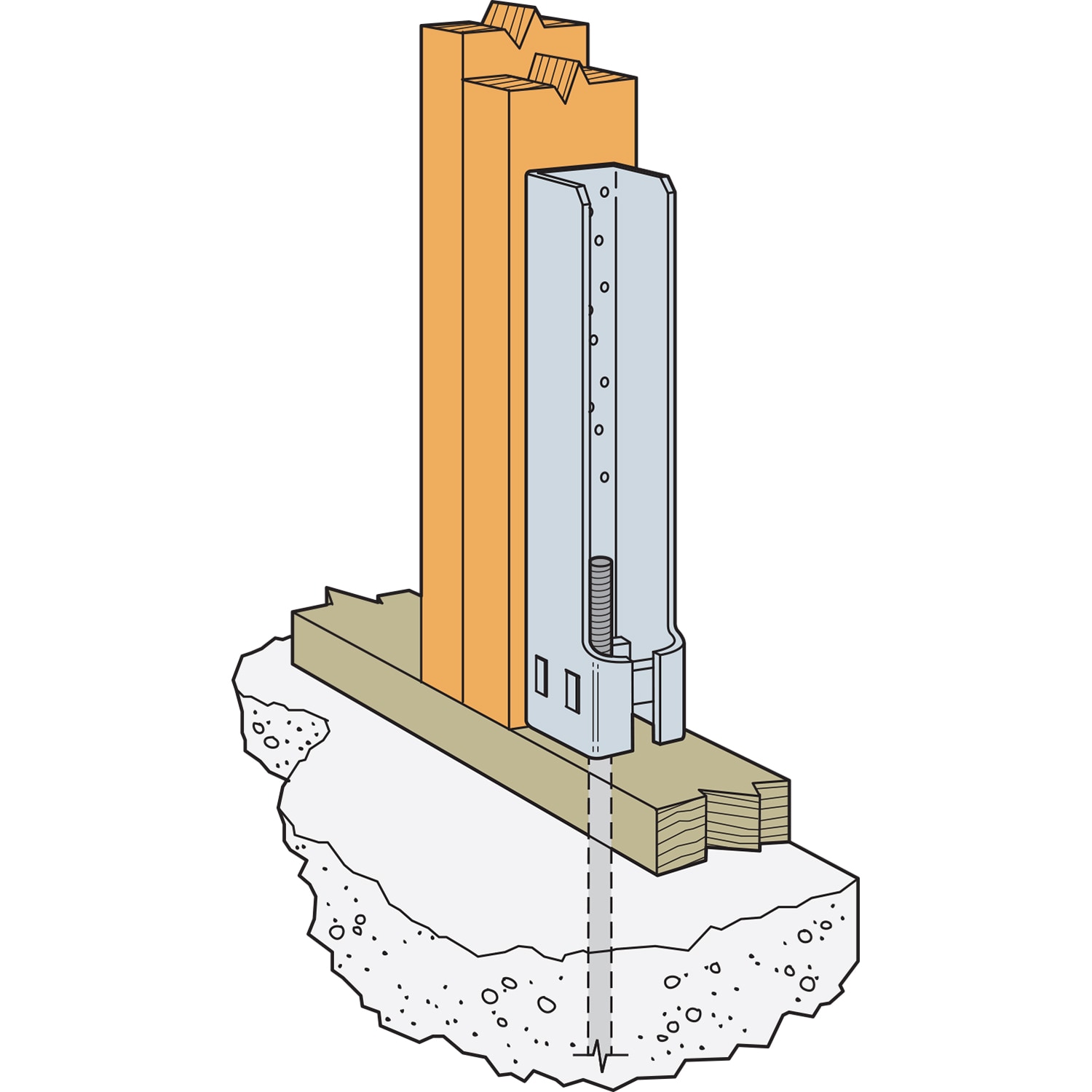 Simpson Strong-Tie HDQ8-SDS3  - View #4