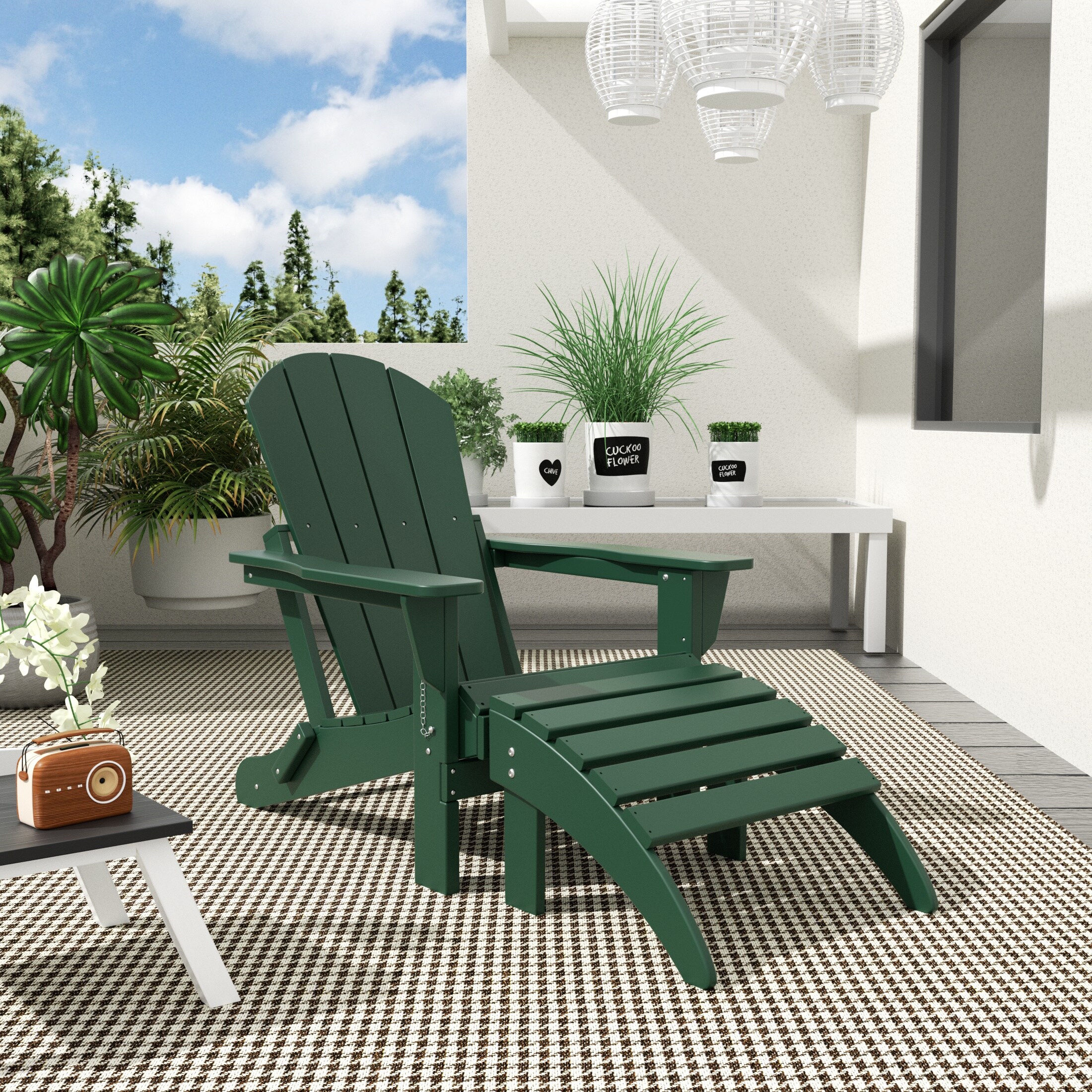 Westin Furniture 2001ADOT-DKGR Patio-Chairs - View #2