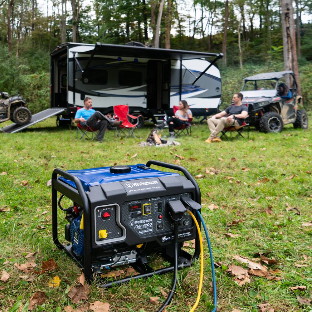 Westinghouse iGen 4200-Watt Gasoline Portable Inverter Generator in the ...