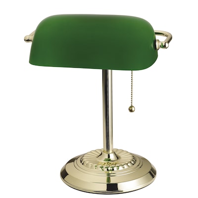 Battery Operated Bankers Desk Lamp