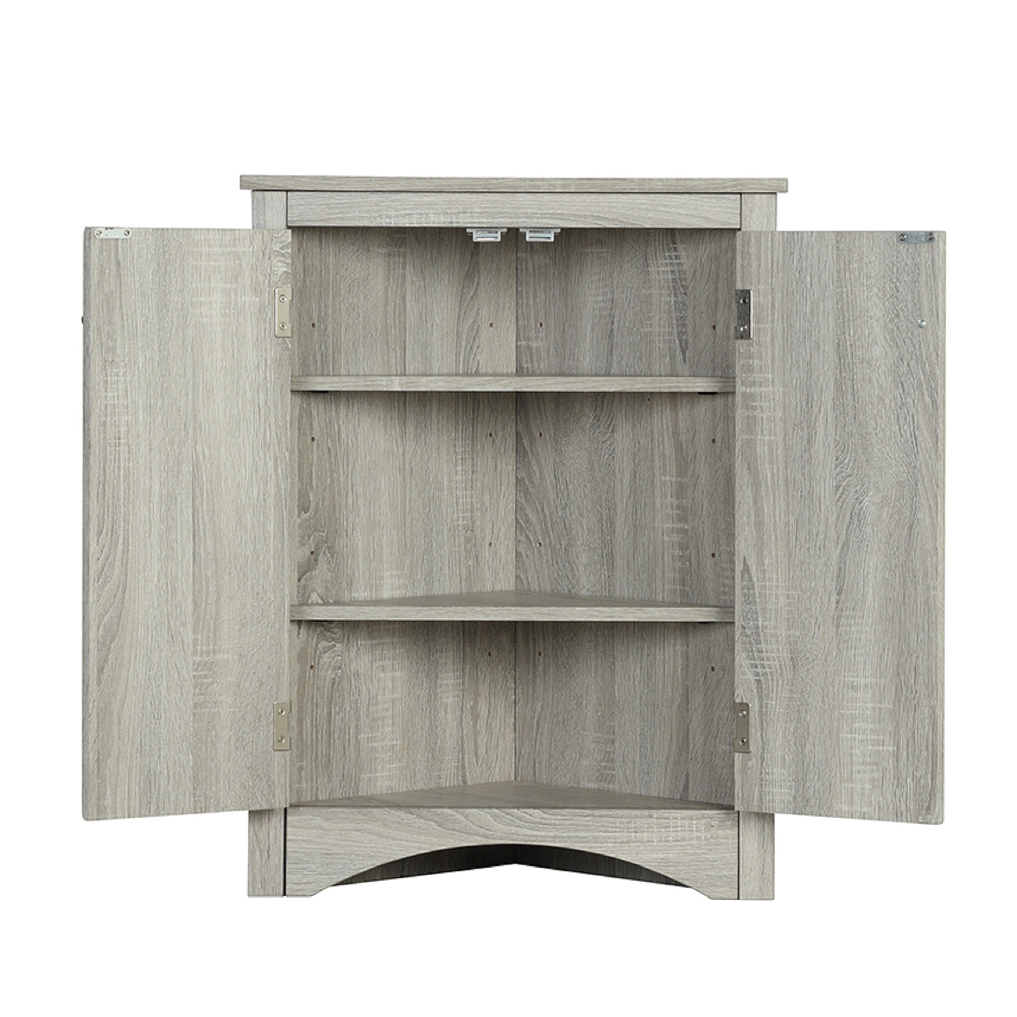 ModernLuxe 17.2-in W x 31.5-in H Wood Composite Oak Wall-mount Utility Storage Cabinet