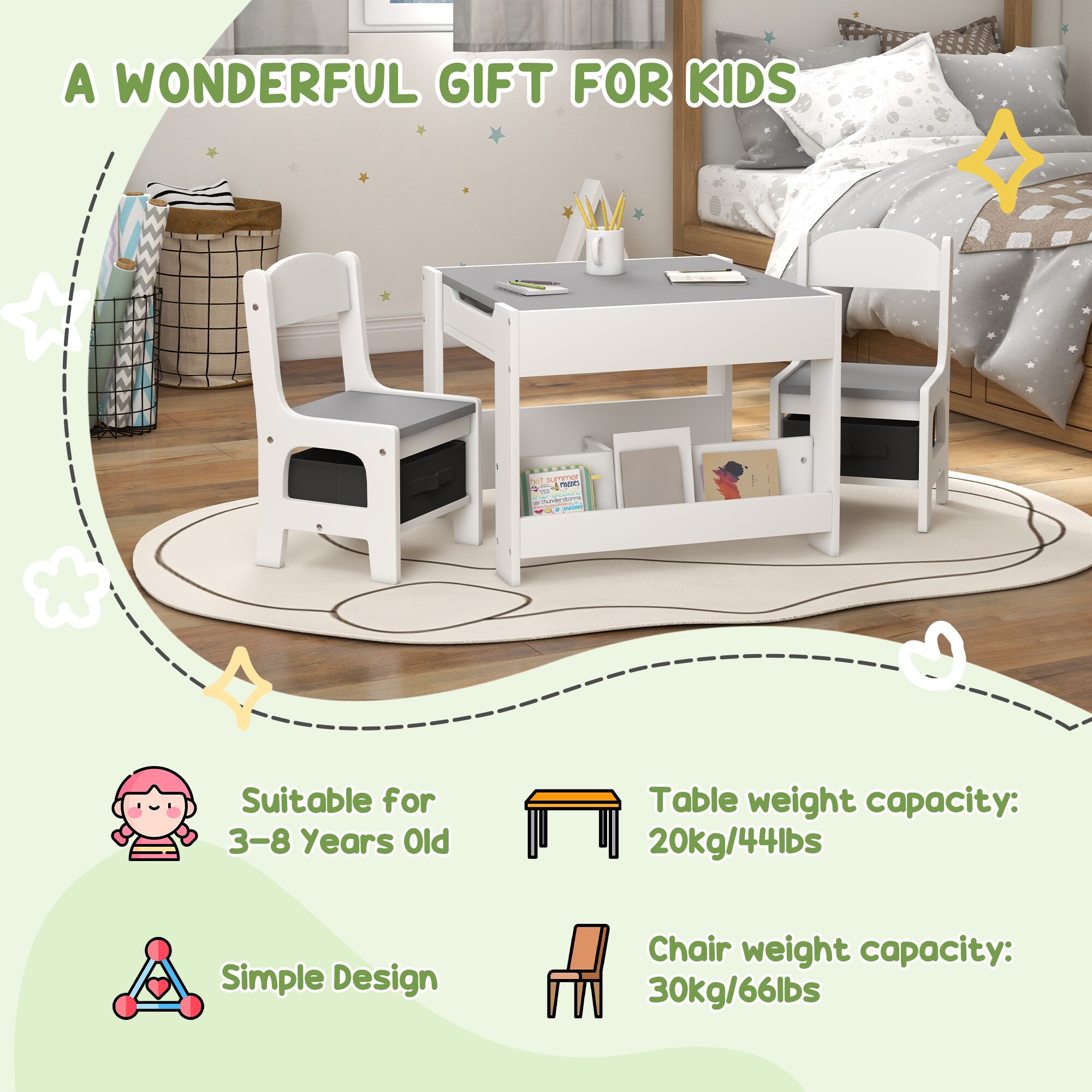 Tinyhomie LW-WEM-3314 Kids-Play-Tables - View #4