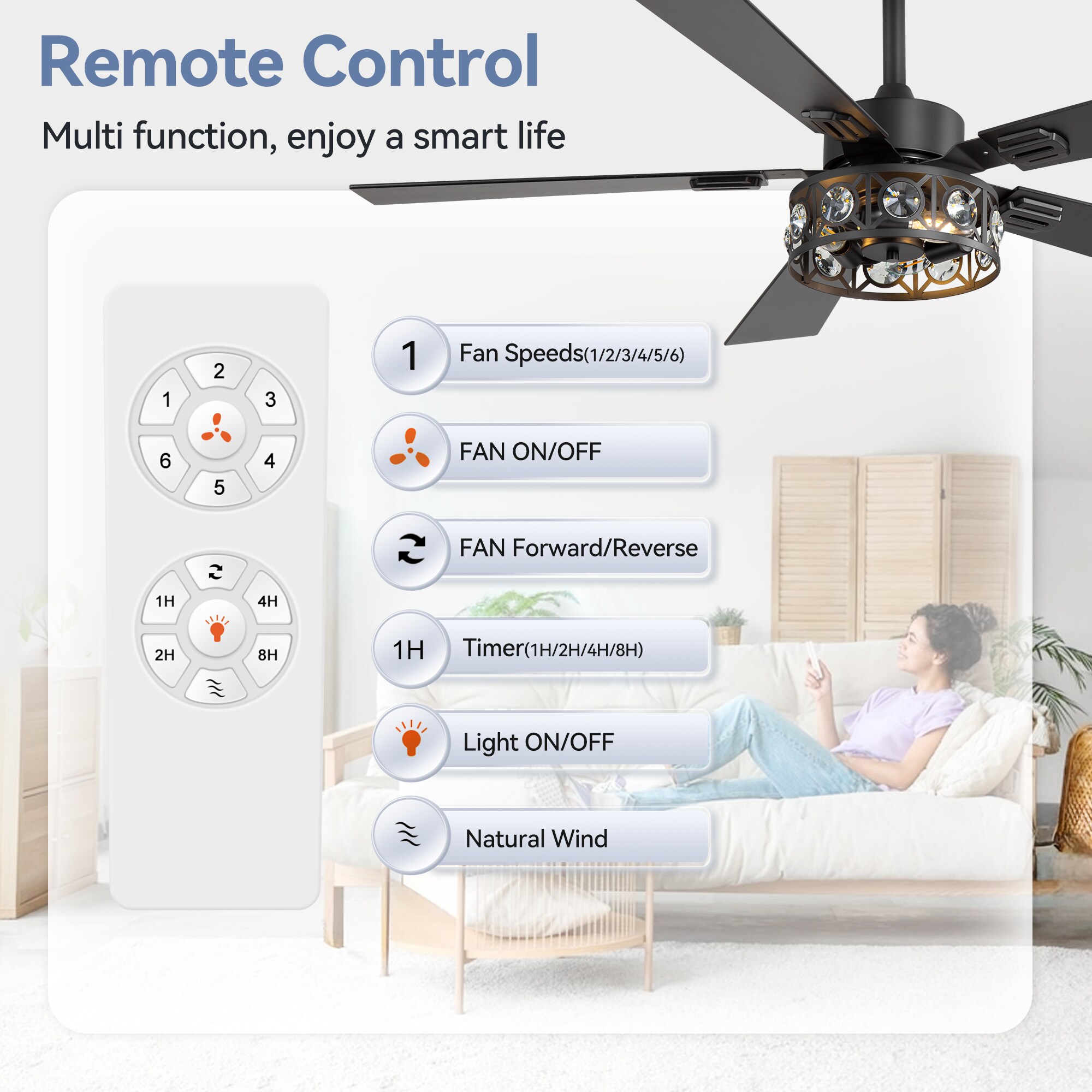 Breezary 35059-BK Ceiling-Fans - View #7
