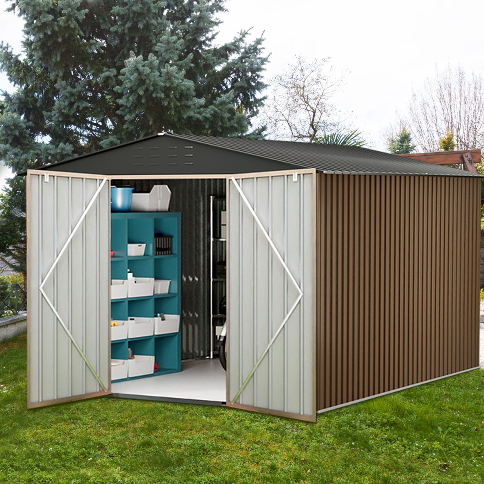 GarveeLife C3H-5R9FYXLQZA7 Metal-Storage-Buildings-Sheds - View #3