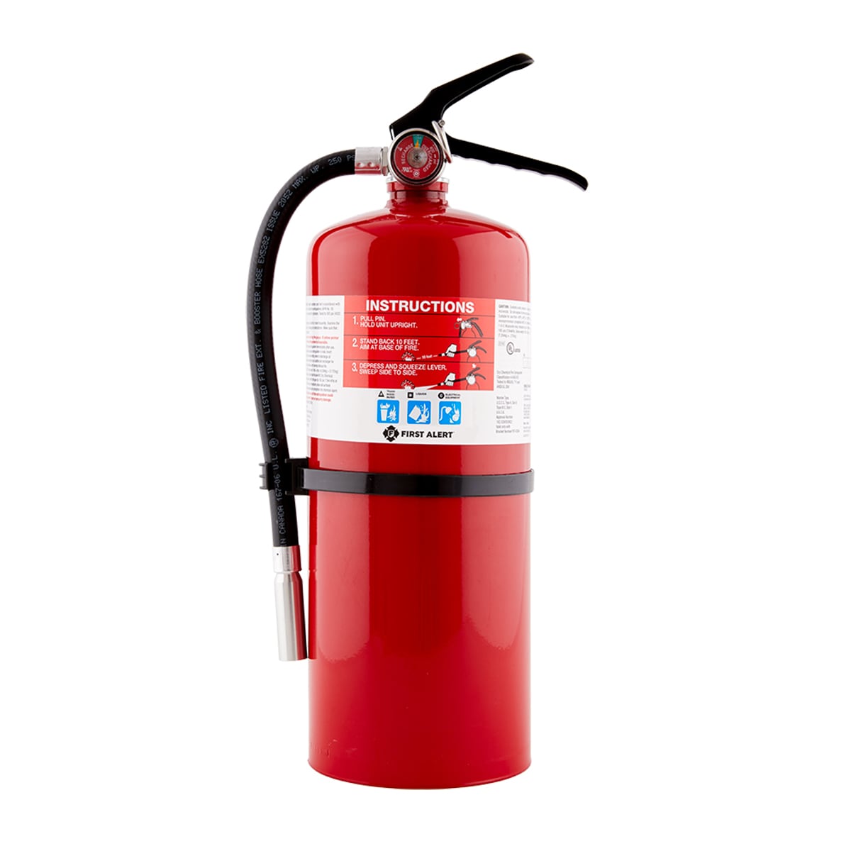 First Alert Rechargeable 4-a:60-b:C Commercial/Residential Fire Extinguisher  in the Fire Extinguishers department at