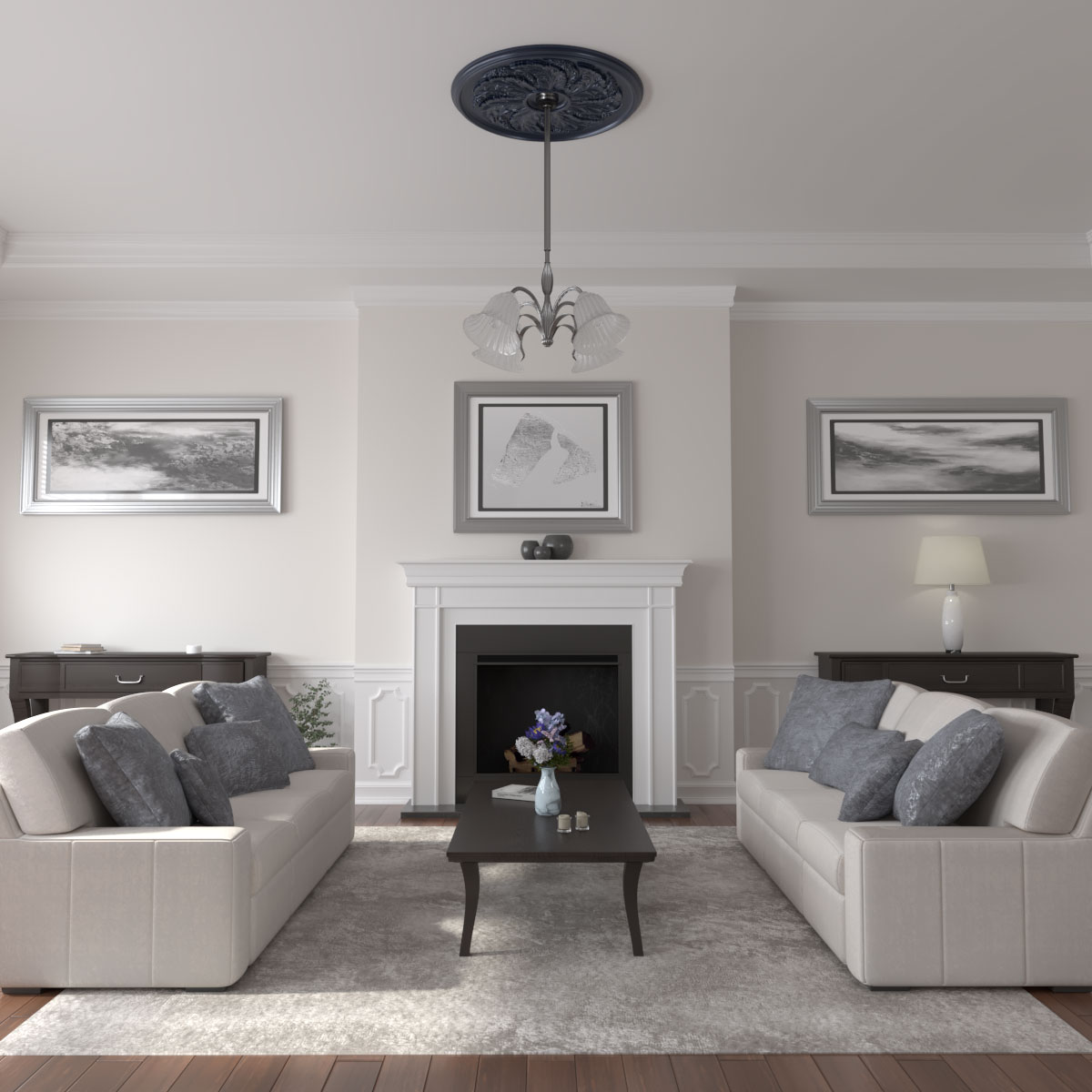 Ekena Millwork CM42SKMDF Ceiling-Medallions - View #5