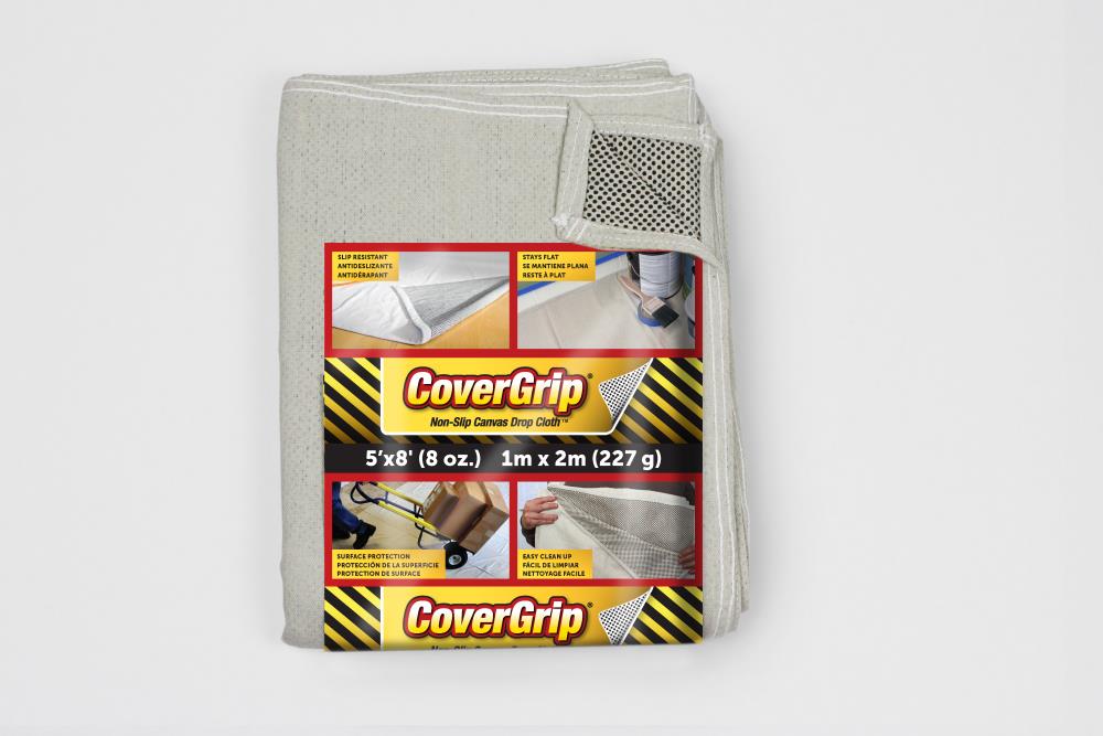 Trimaco Smart Grip Cloth Drop 4-ft x 10-ft