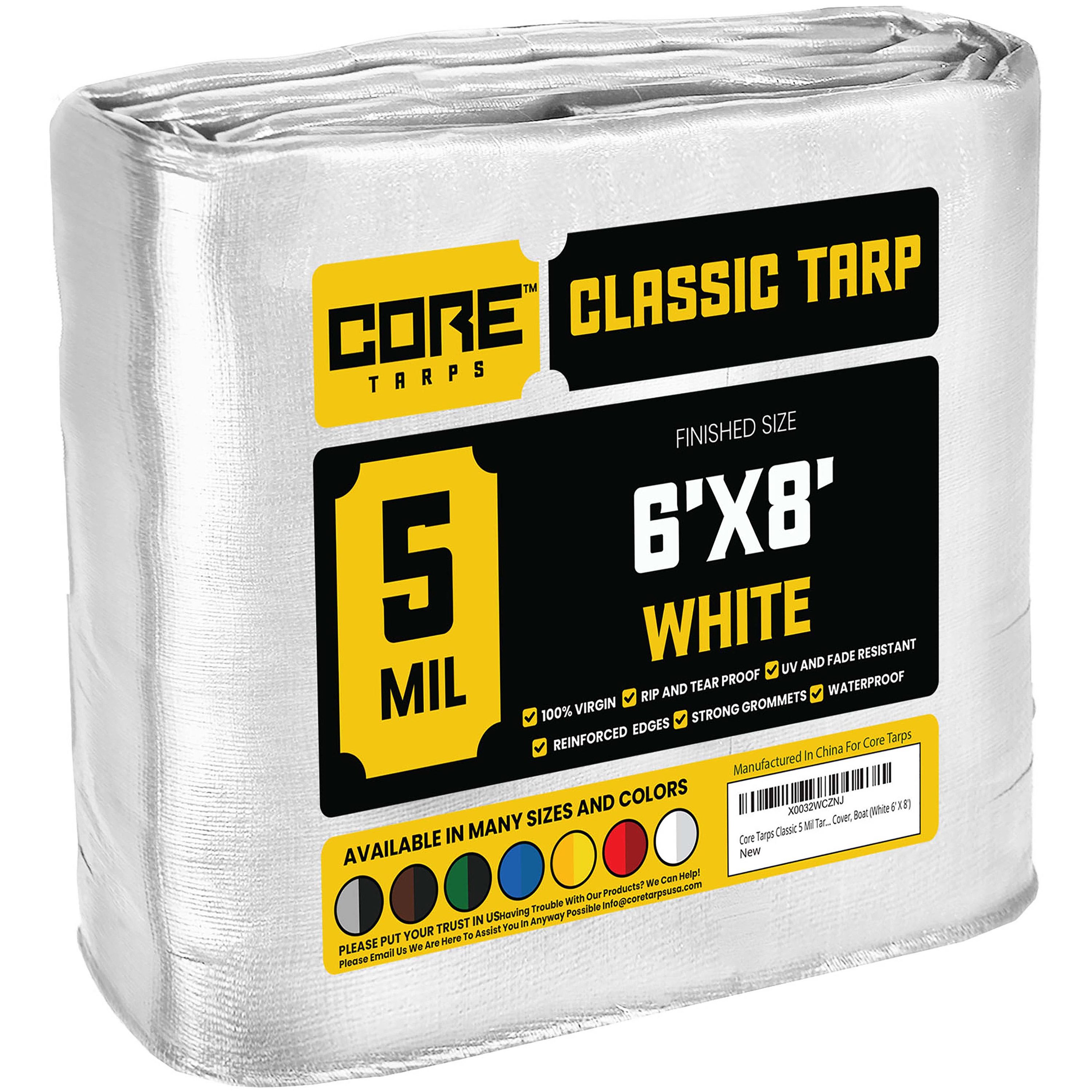 Tarps Common Size (L x W) 6-ft x 8-ft