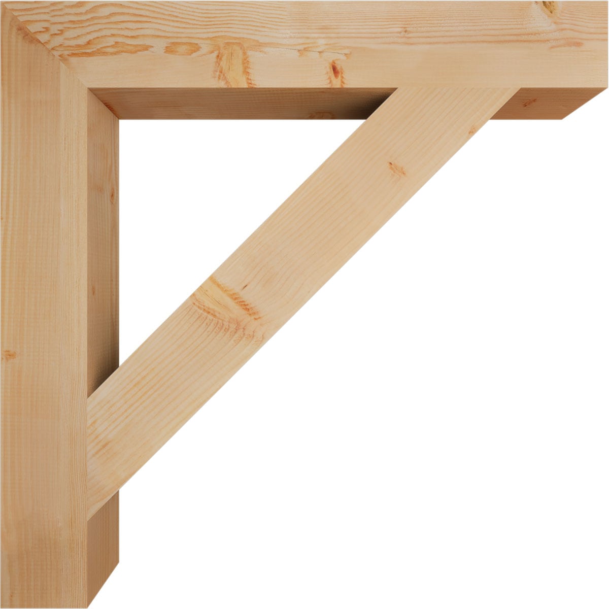 Ekena Millwork BKT06X42X42TRA05SDF Exterior-Brackets-Braces - View #3