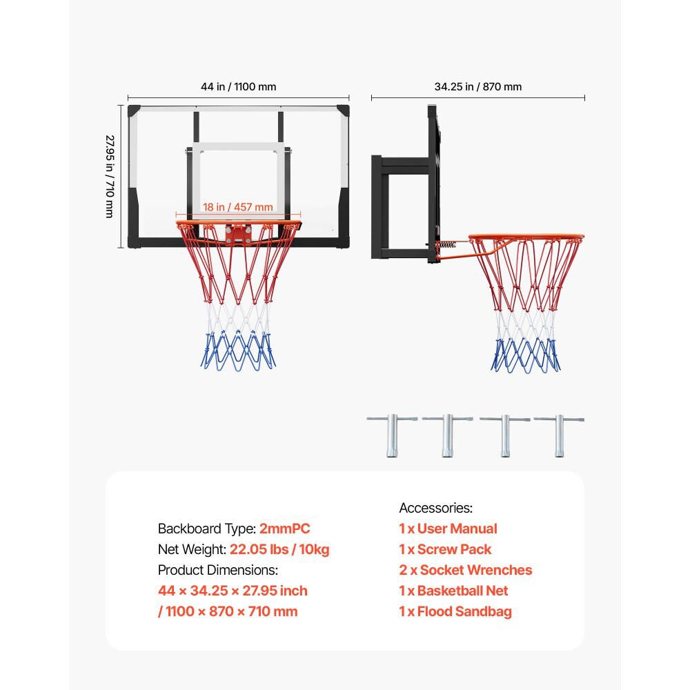 Slickblue D-VO-1594 Basketball-System - View #3