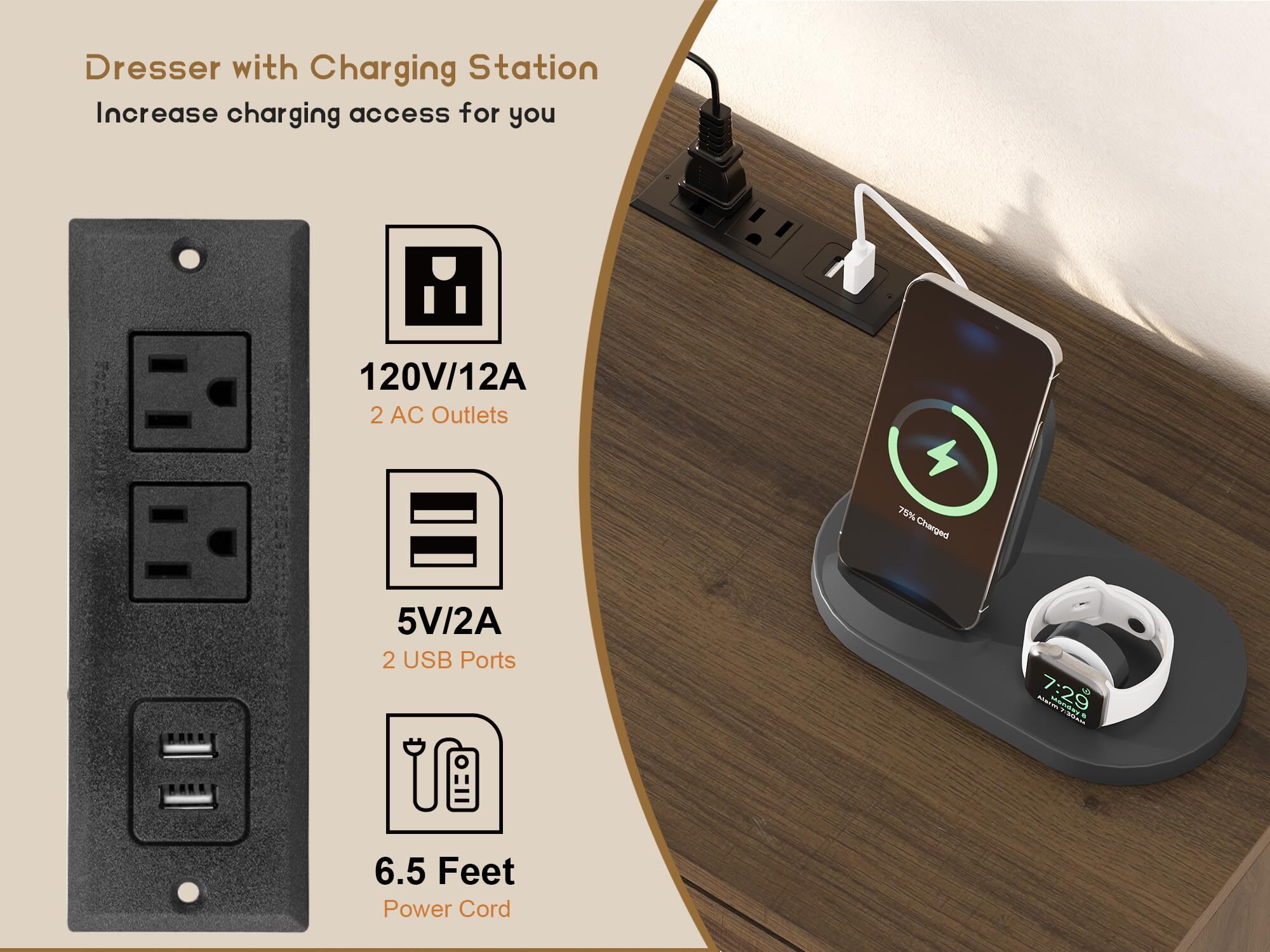 WhizMax PHO-34WKXGE3-KLN dressers - View #3