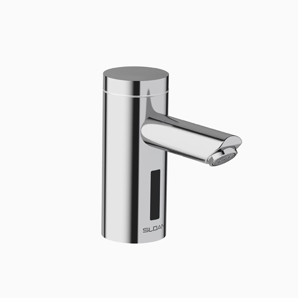 Sloan Optima Polished Chrome Single Hole Commercial Touchless Bathroom ...