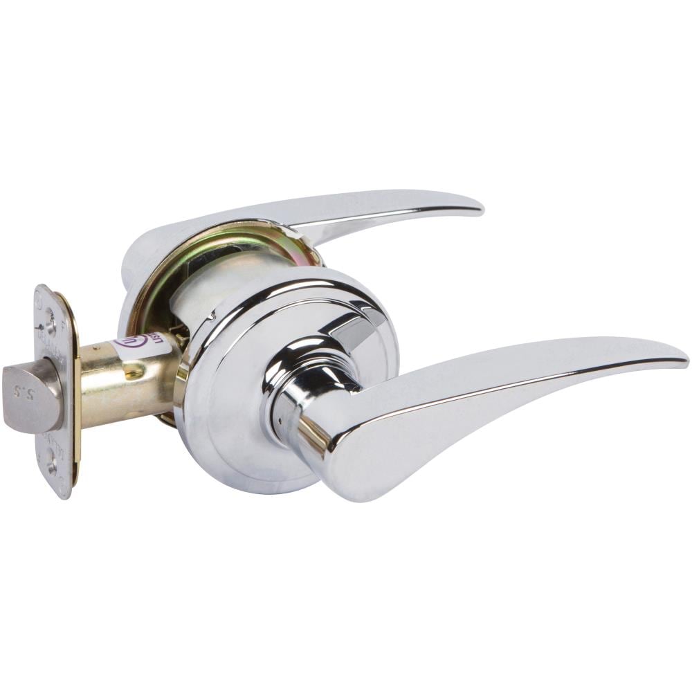 Delaney Hardware 324626 Bright Chrome Interior Hall/Closet No deadbolt Passage door knob Single pack