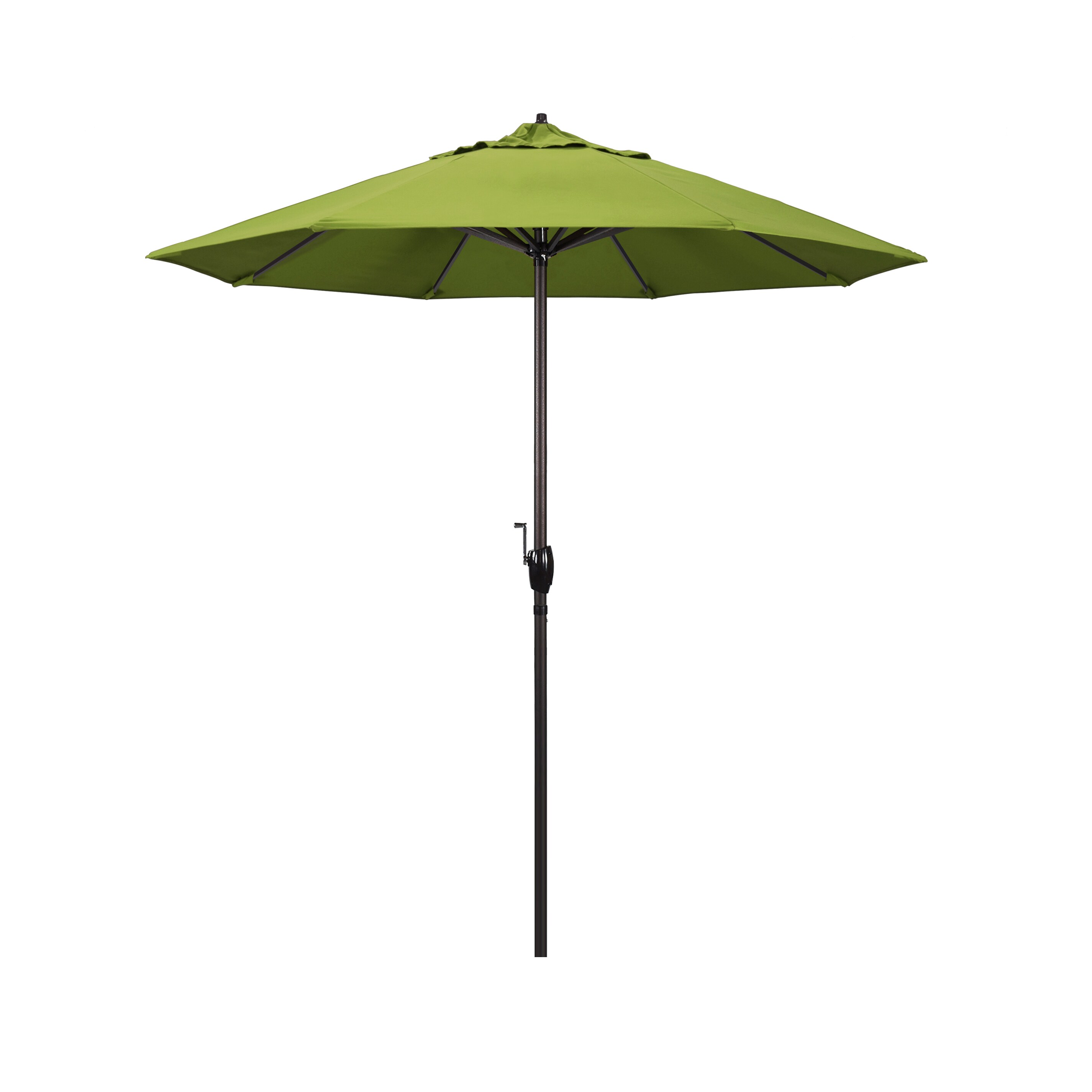 California Umbrella ATA758117-5429 7.5-ft Aluminum Green Market Patio Umbrella