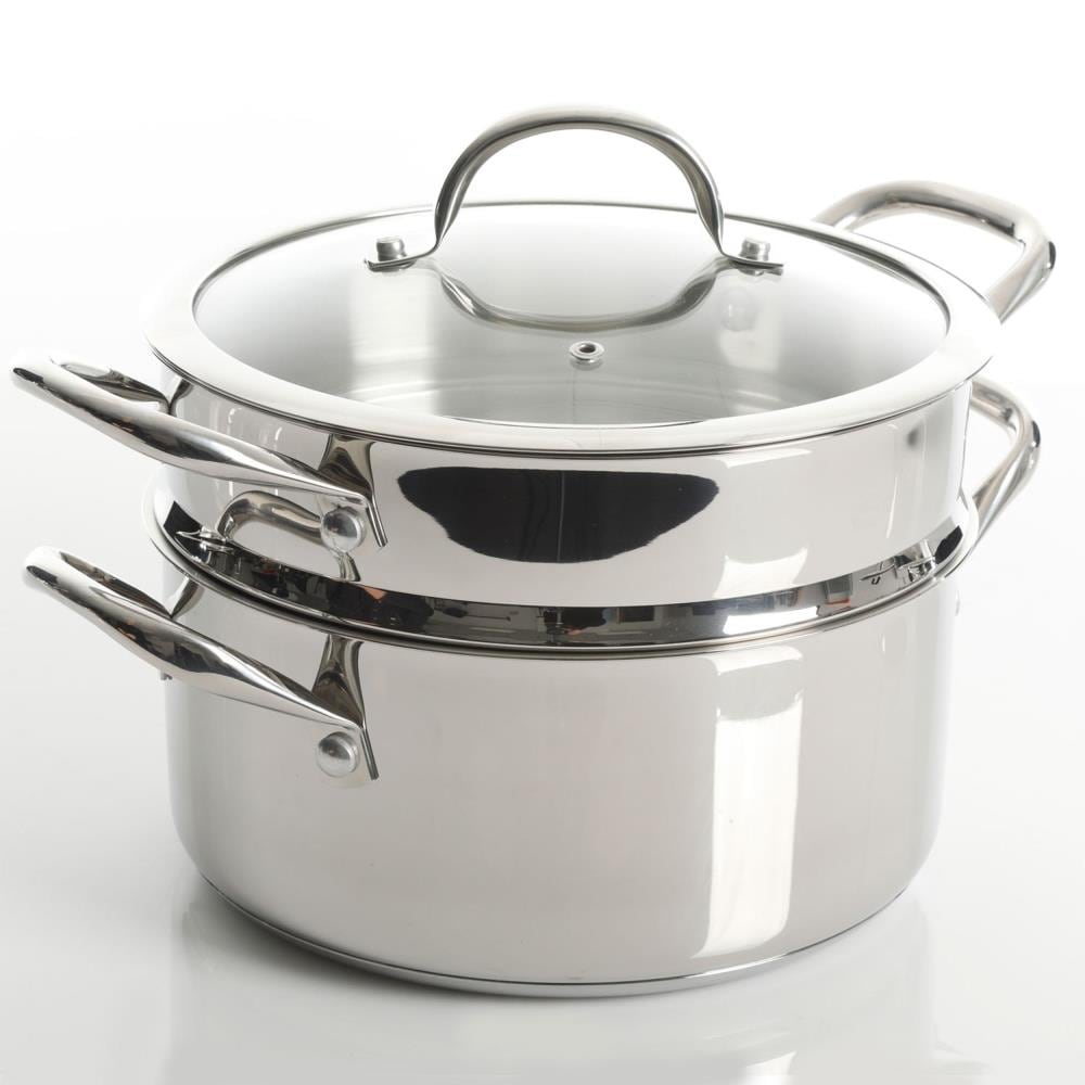 Kenmore Elite 4.4-Quart Stainless Steel Dutch Oven in the Cooking Pots ...