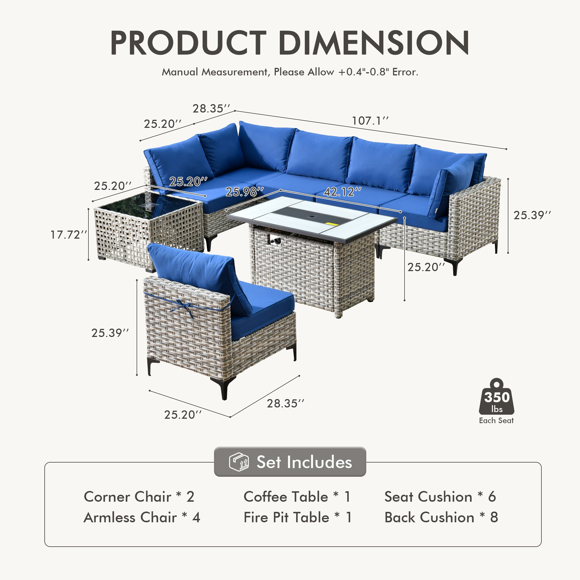ALTRIGUS 6L-CFP-SKT708-AL Patio-Conversation-Sets - View #3