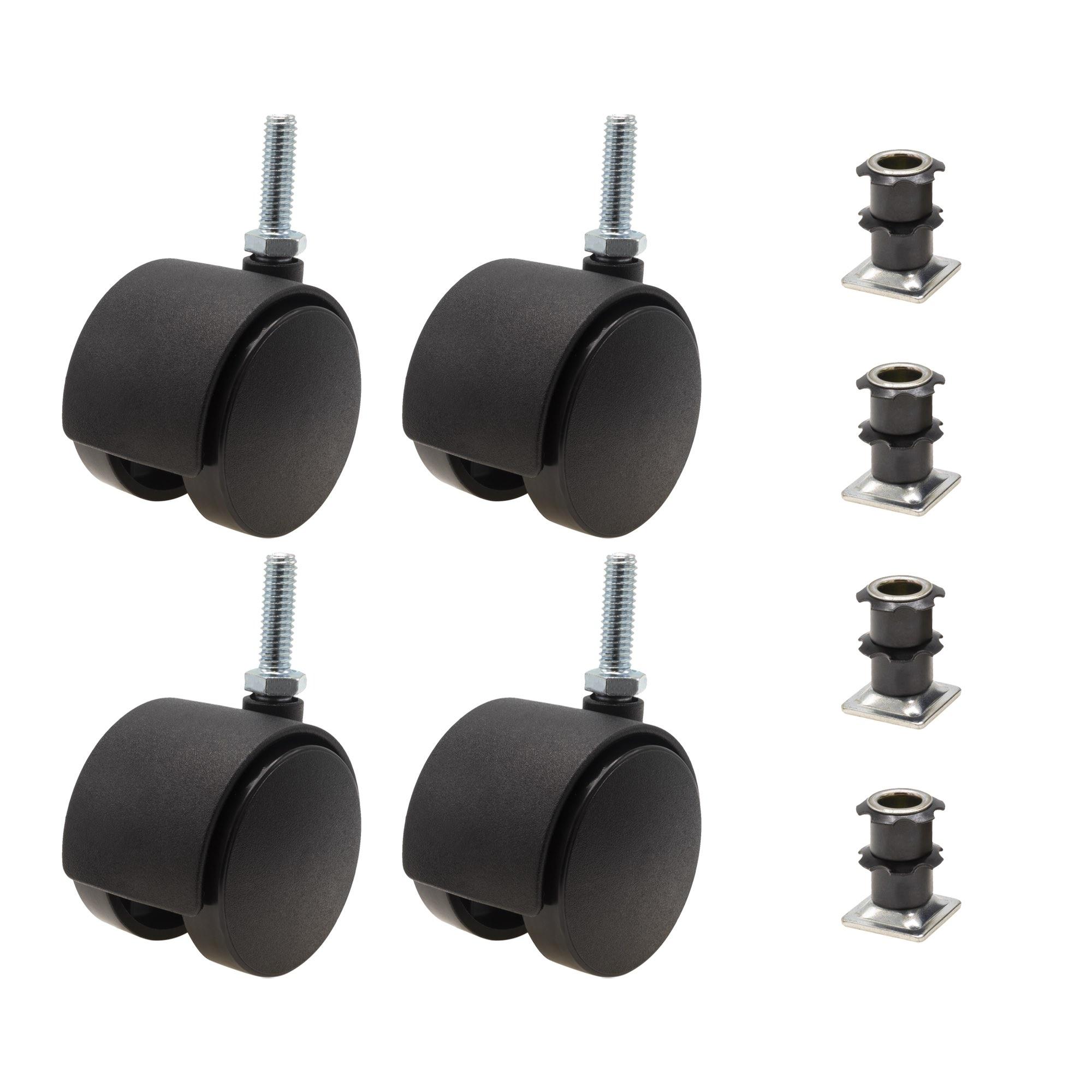 Outwater 3P1.14.00122 2-in Rubber Swivel Caster