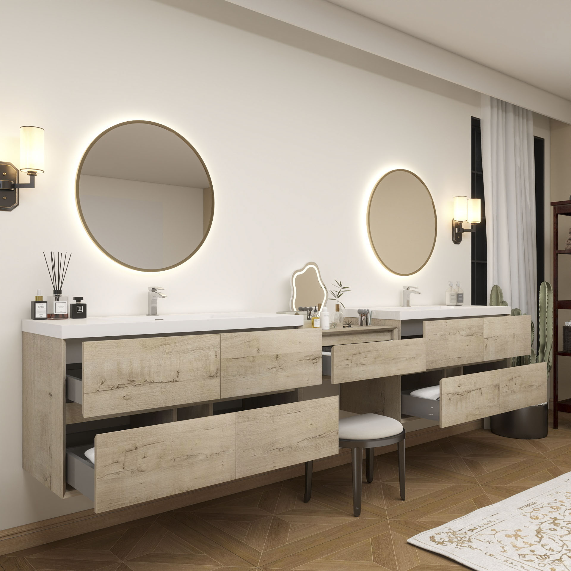 BV Better Vanity SLIM17-48+30+48-WO Bath-Vanity-Combo - View #5