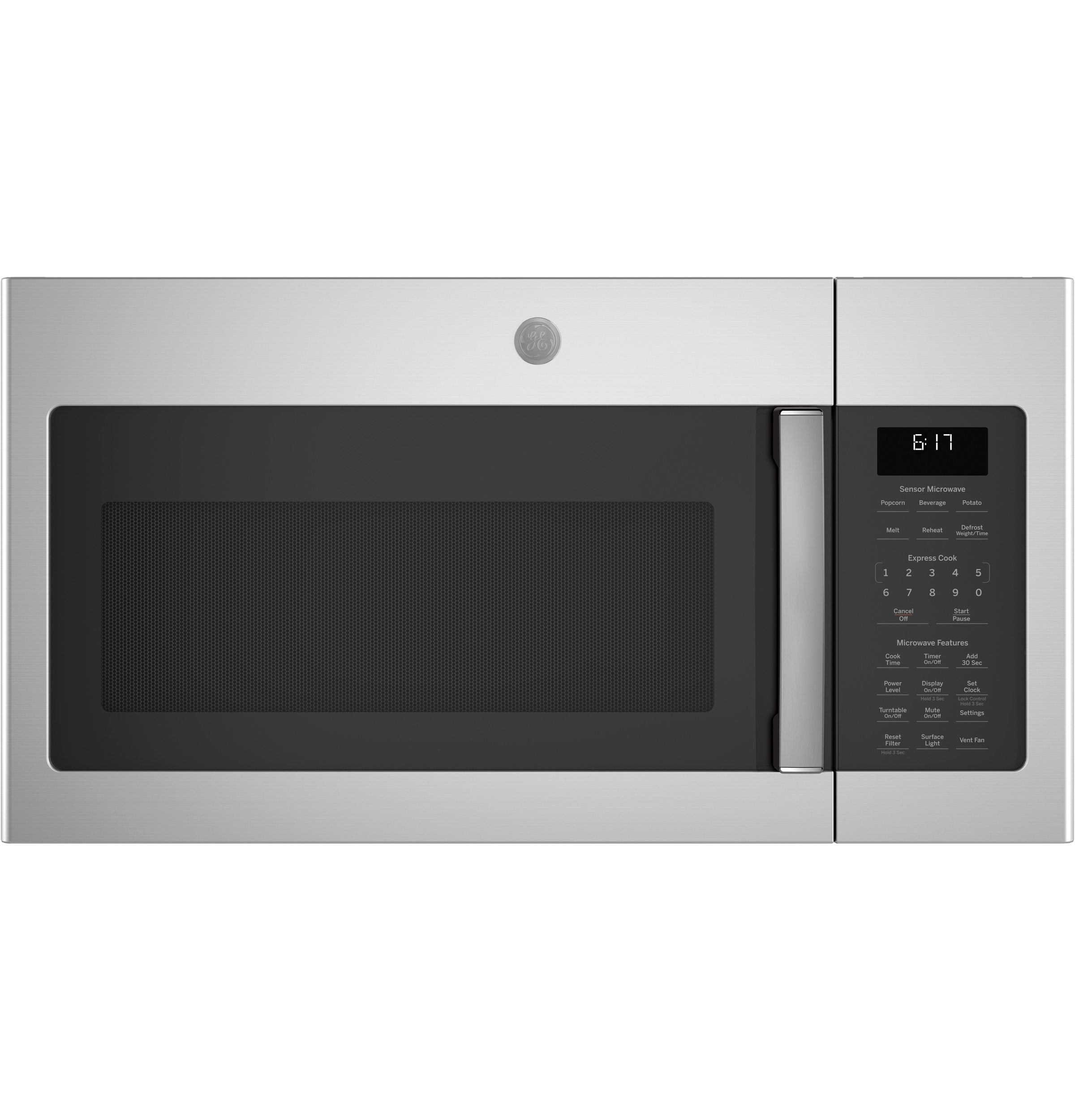 GE 1.7-cu ft 1000-Watt Over-the-Range Microwave with Sensor 