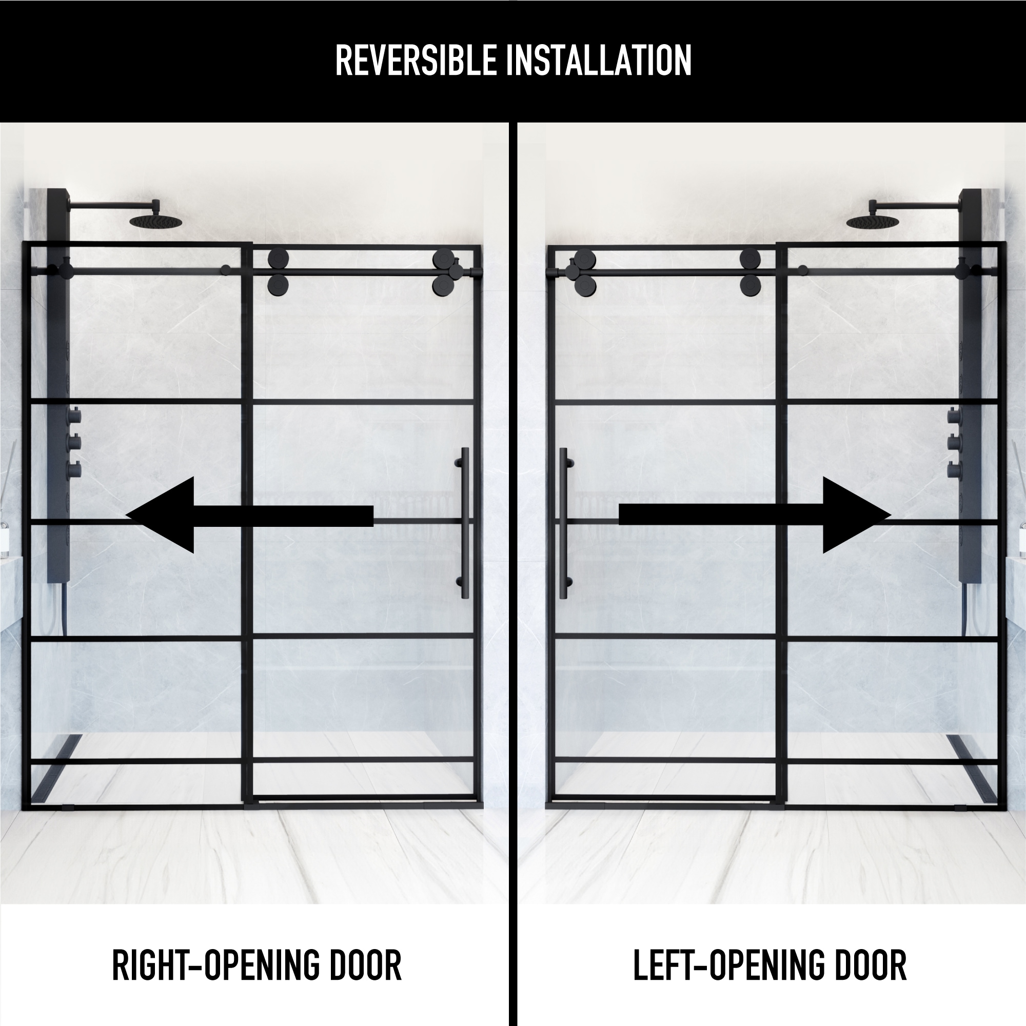 VIGO VG6041MBSCL6874 Shower-Doors - View #3