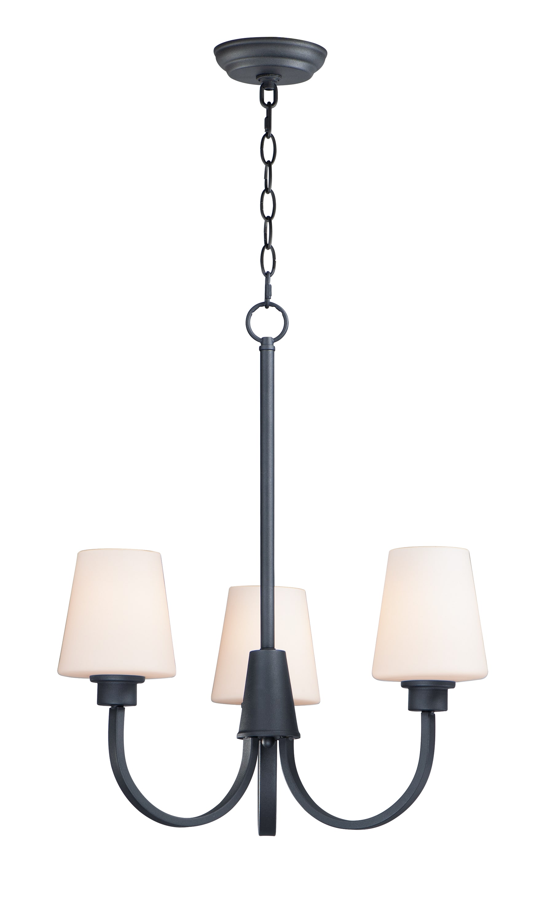 Maxim Lighting 11823SWBK Vital 3 -Light Oil-rubbed Bronze Farmhouse For Use in Bedrooms, Dining Rooms, Foyers, Kitchens, Living Rooms Chandelier