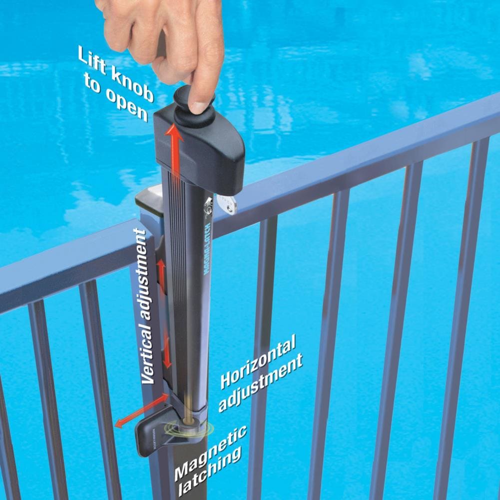 POOL GATE LATCH Chain Link Child Safety Pool Latch 