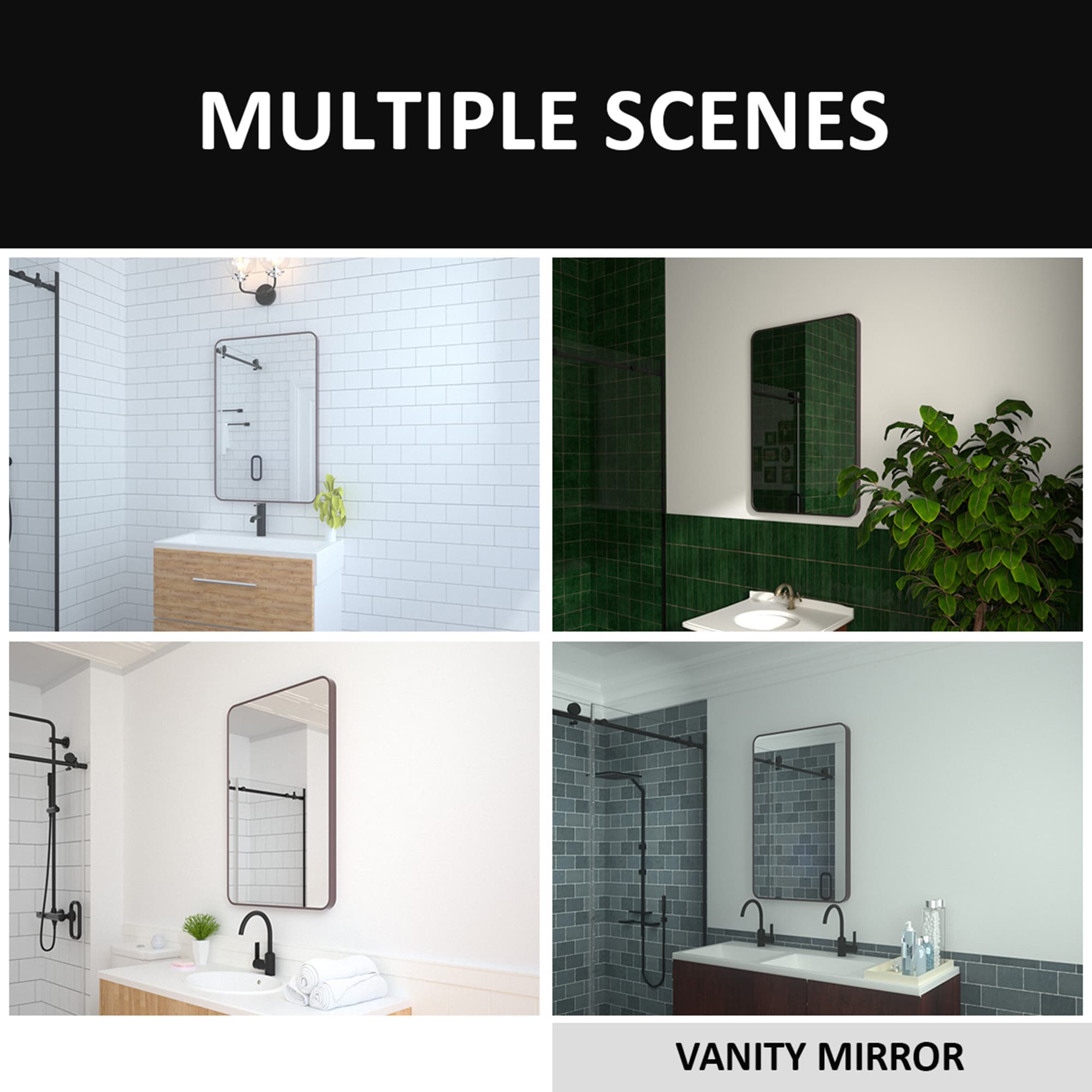 ExBrite FUBM2436ORB Framed-Bath-Mirrors - View #9