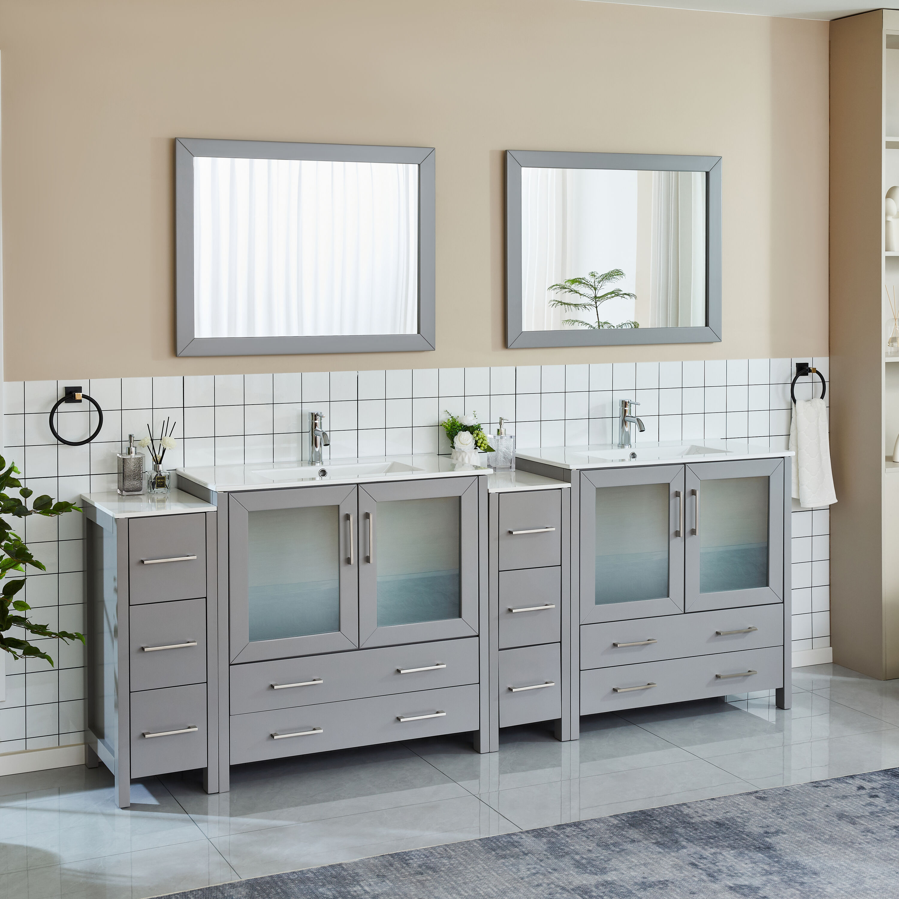 Vanity Art VA3036-96G Bath-Vanity-Combo - View #8