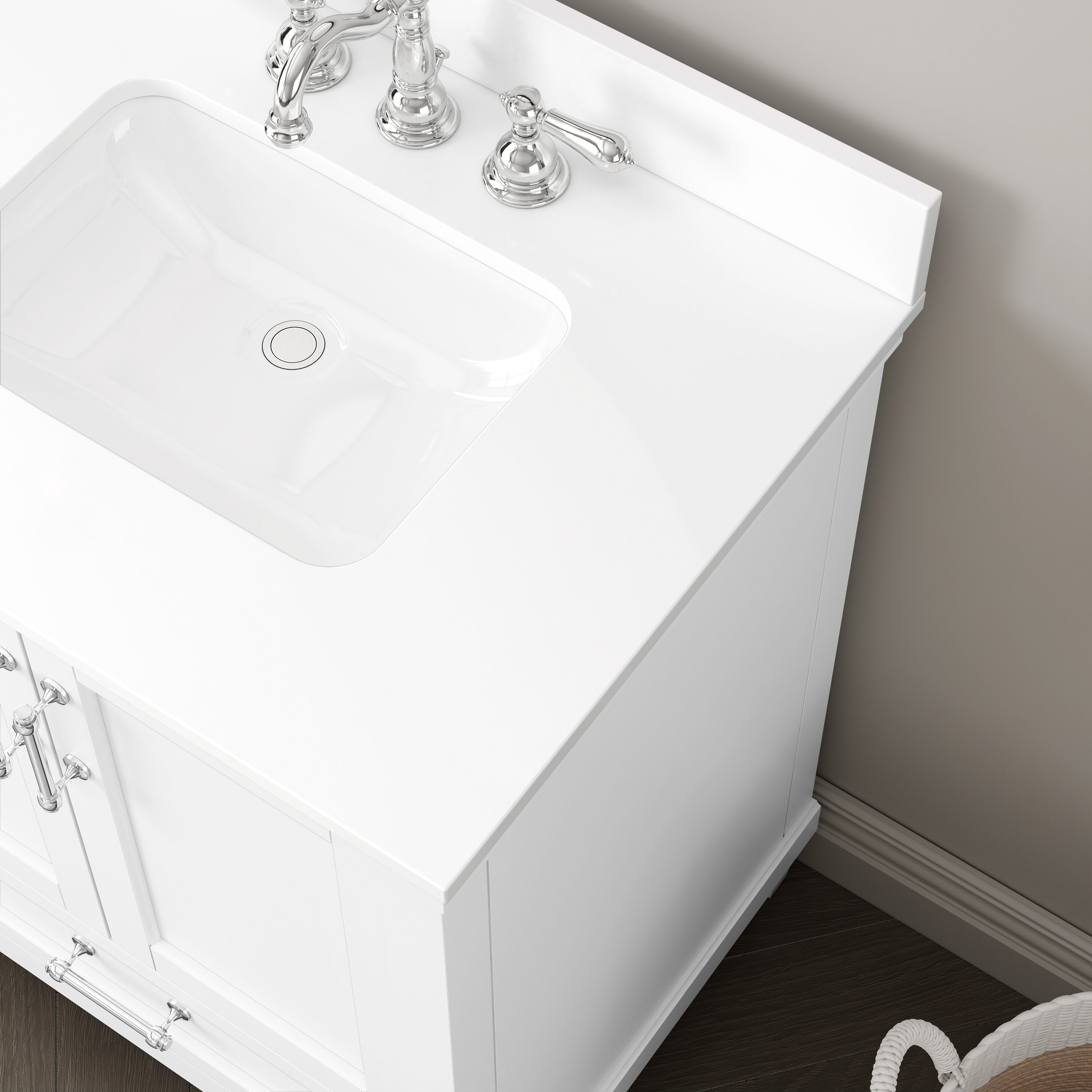 allen + roth TJ02-08V3022WH Bath-Vanity-Combo - View #10