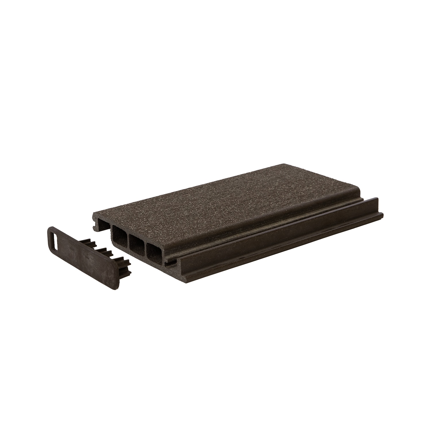 DuxxBak Composite Decking 1 In X 6 In X 20 Ft Walnut Tongue And Groove   60728371 