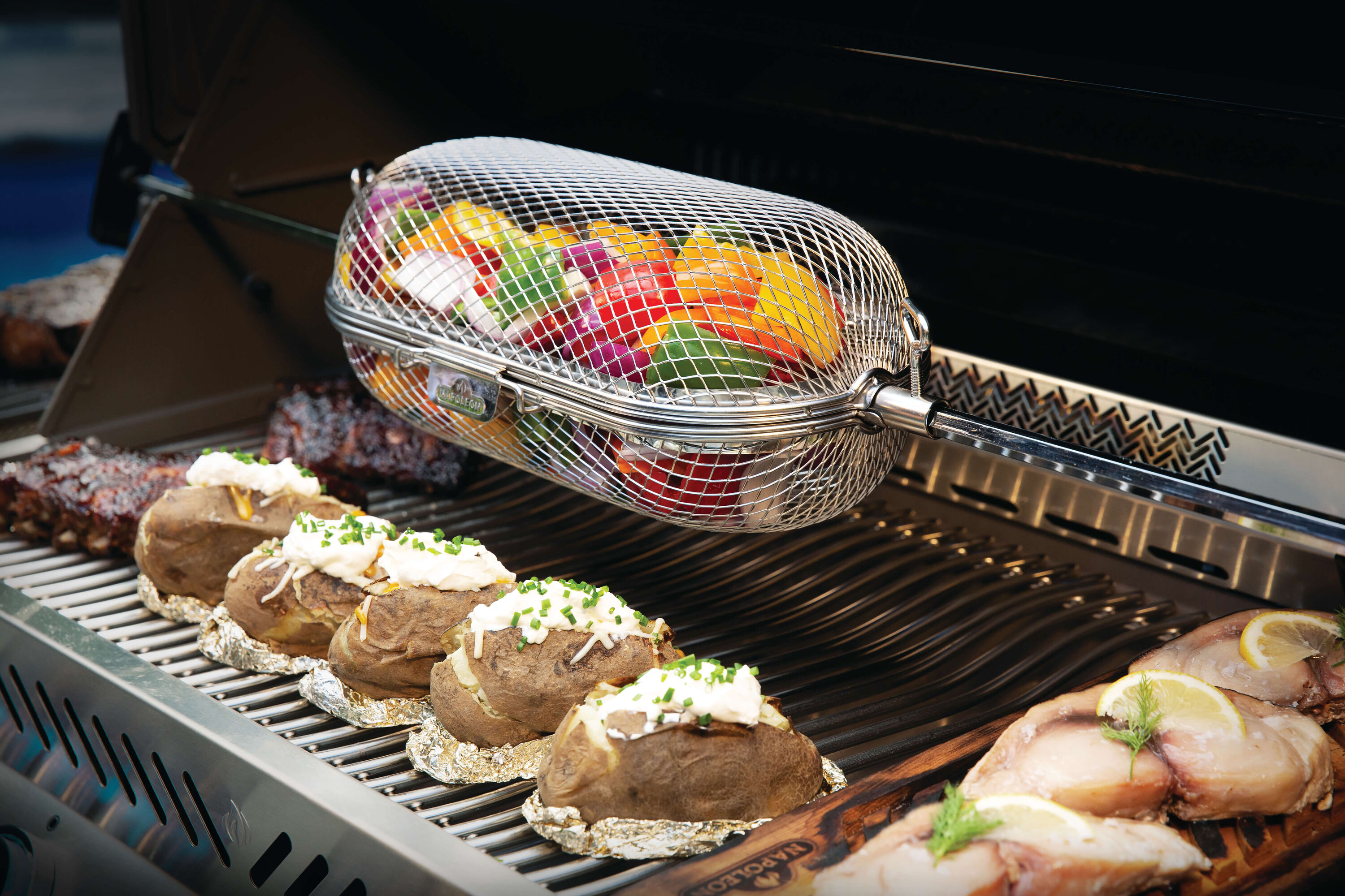 Shop NAPOLEON Grill Rotisserie Grill Accessory Kit with Drip Pans at Lowes